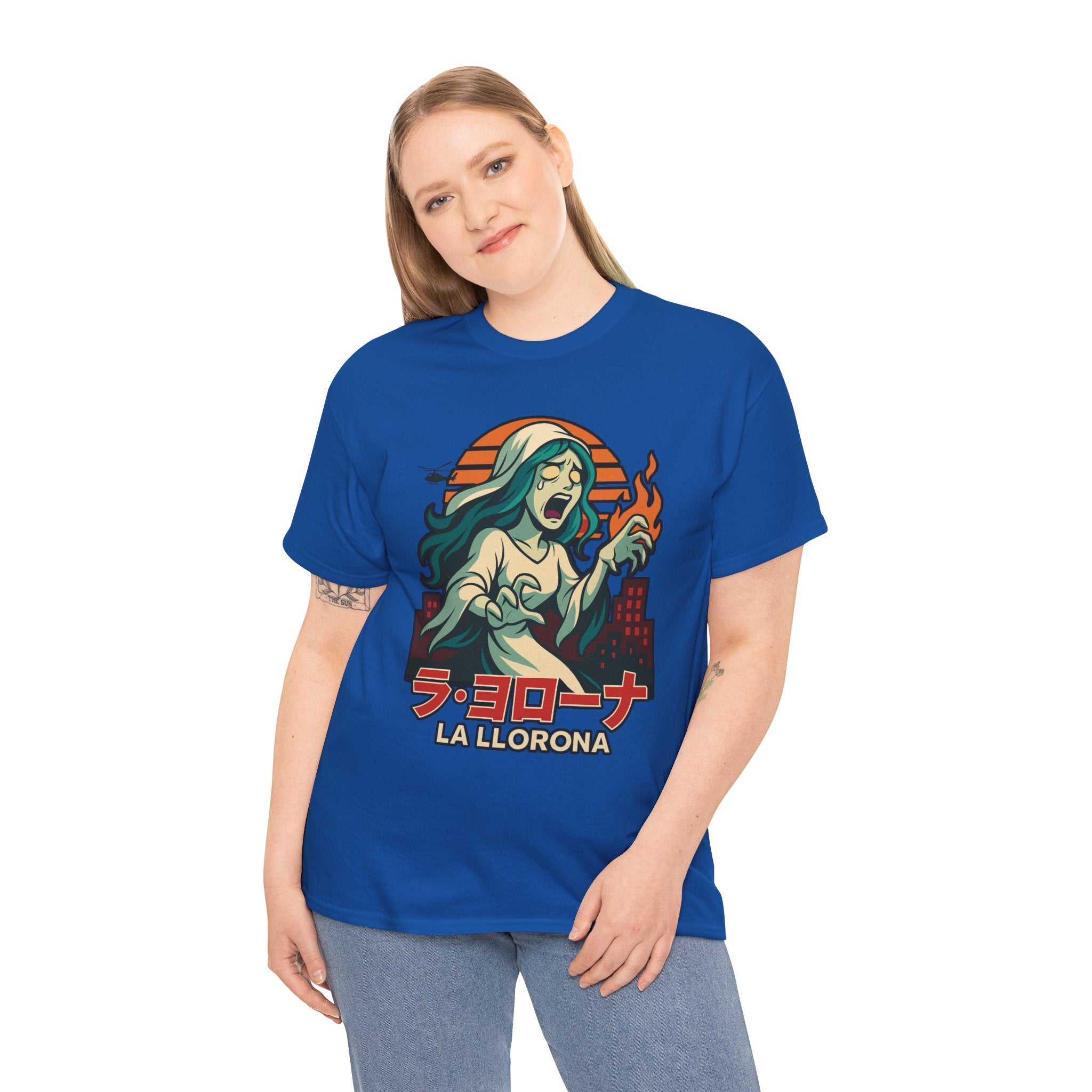 La Llorona Ghost Graphic Tee - Unisex Heavy Cotton Shirt