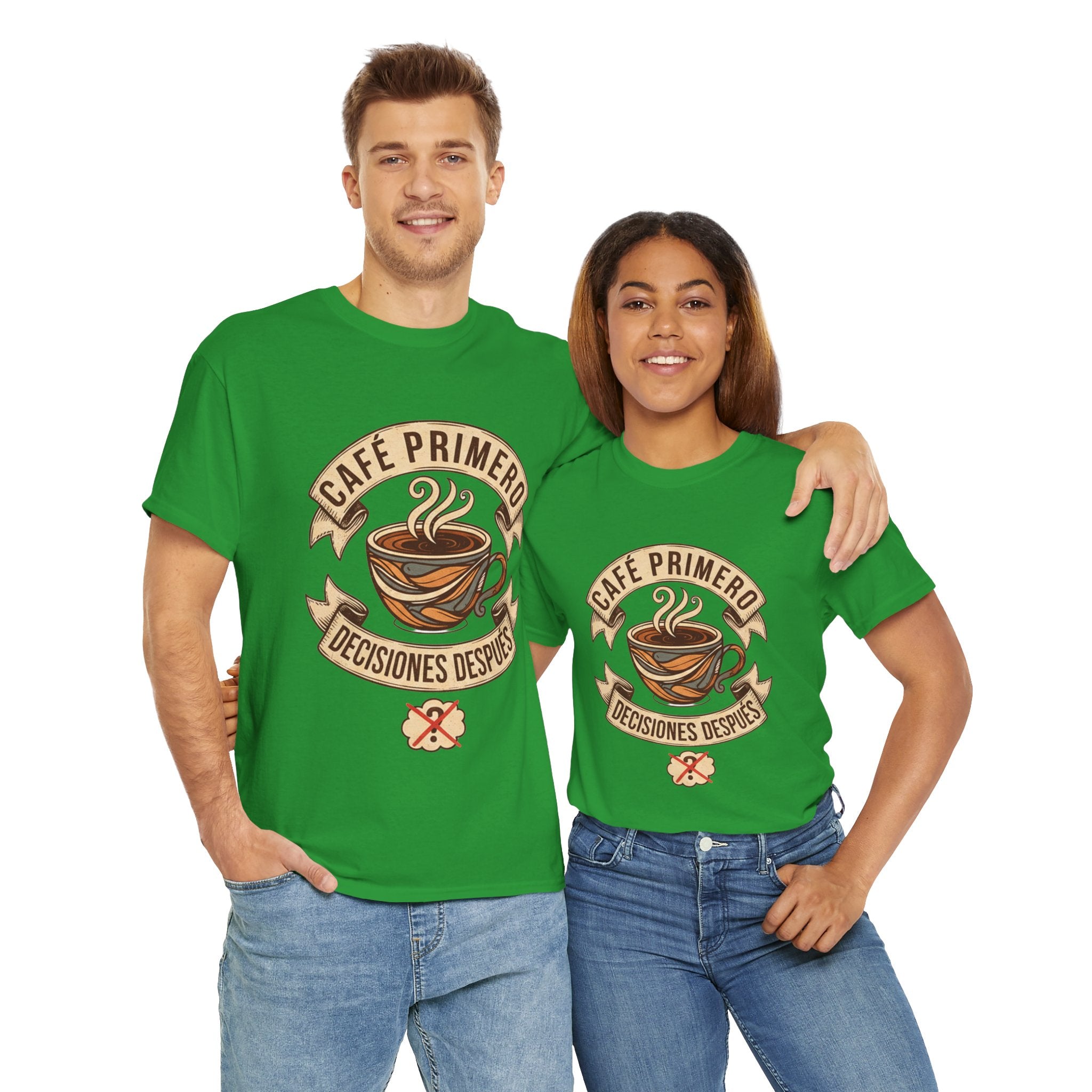 Café Primero Heavy Cotton Tee - Perfect for Coffee Lovers