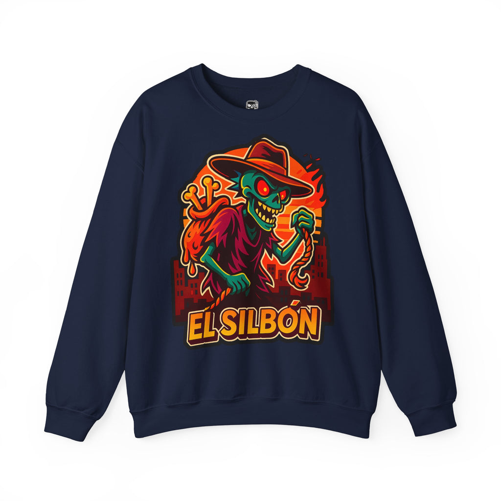 El Silbón Graphic Crewneck Sweatshirt - Cozy Halloween Apparel