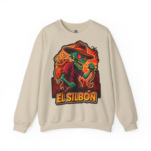 El Silbón Graphic Crewneck Sweatshirt - Cozy Halloween Apparel