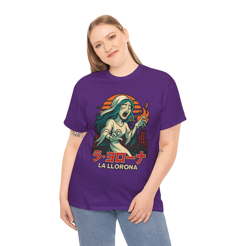 La Llorona Ghost Graphic Tee - Unisex Heavy Cotton Shirt