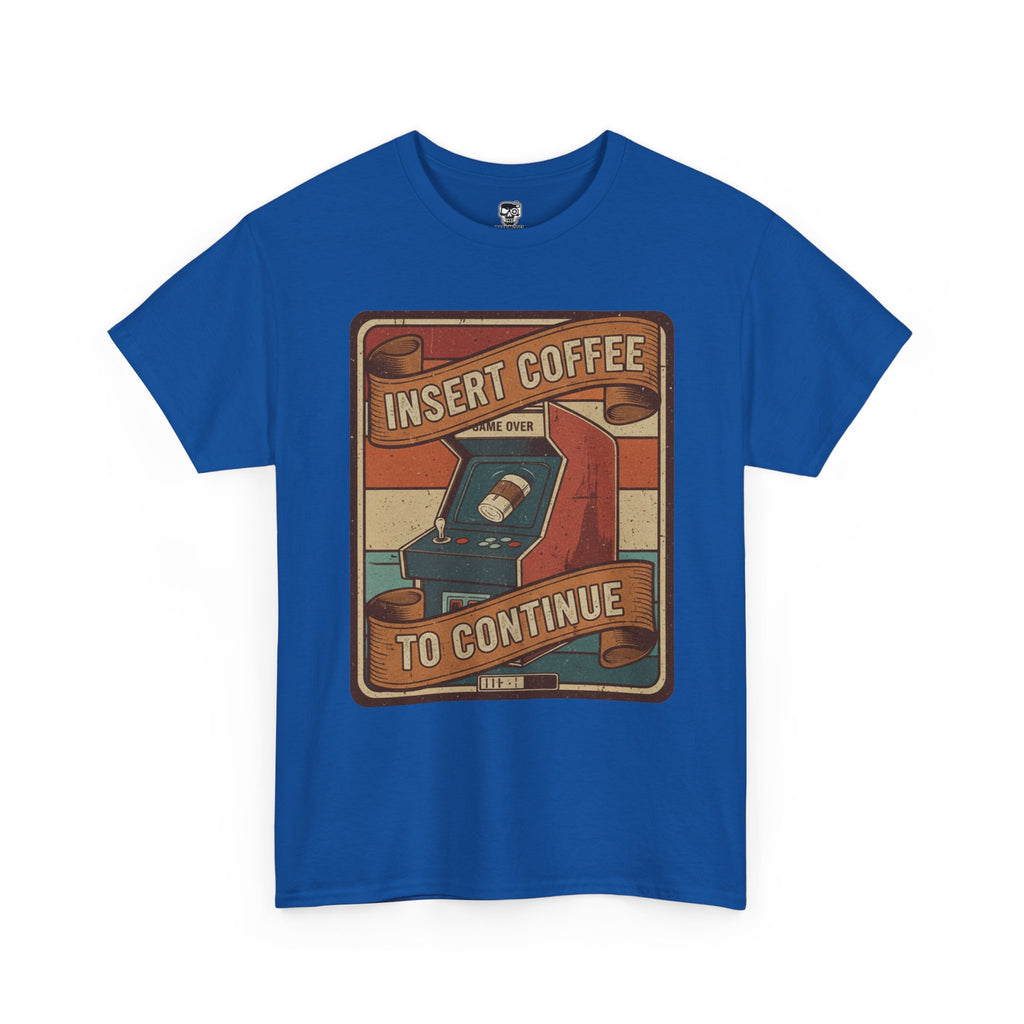 Retro Coffee Arcade Unisex Heavy Cotton Tee