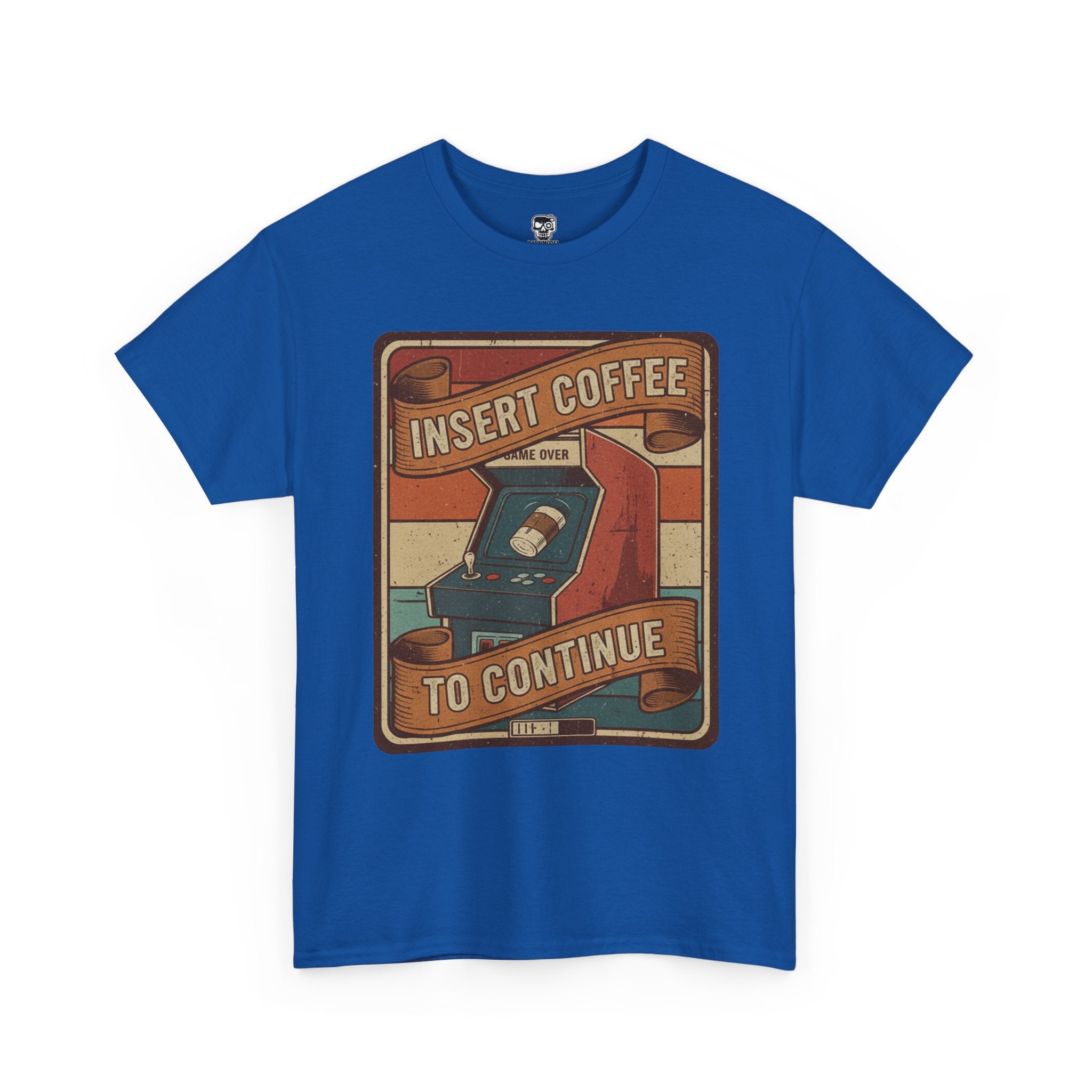 Retro Coffee Arcade Unisex Heavy Cotton Tee