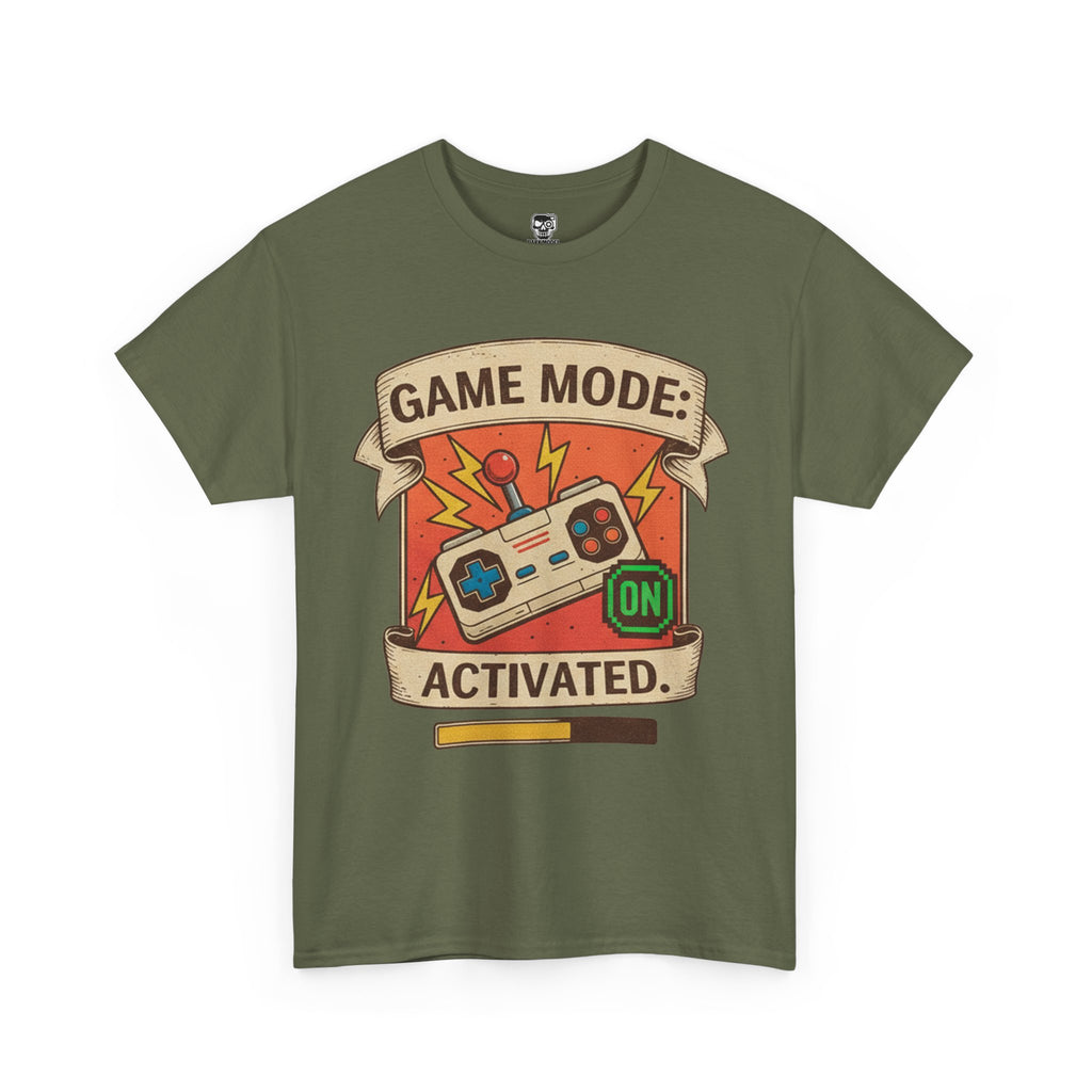Game Mode Activated Unisex Heavy Cotton Tee - Perfect Gift for Gamers