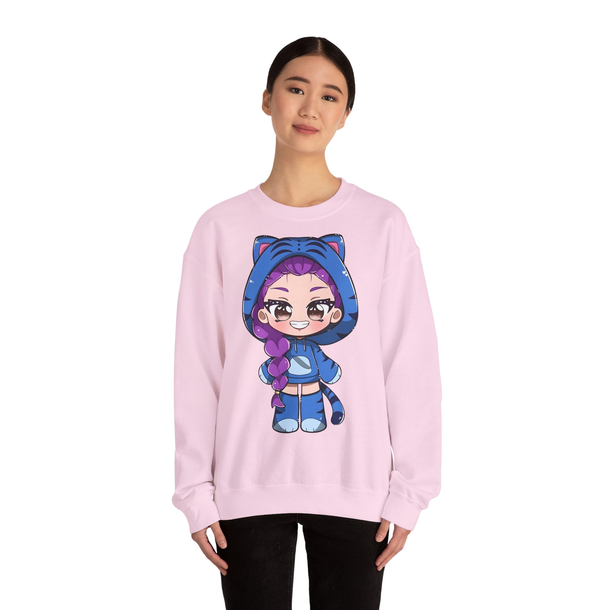 K-Pop Cartoon Crewneck Sweatshirt | Unisex Heavy Blend™