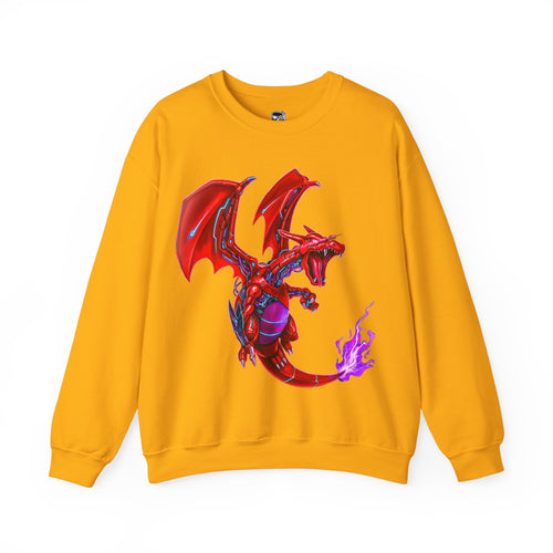 Dragon Fire Unisex Crewneck Sweatshirt for Fantasy Lovers