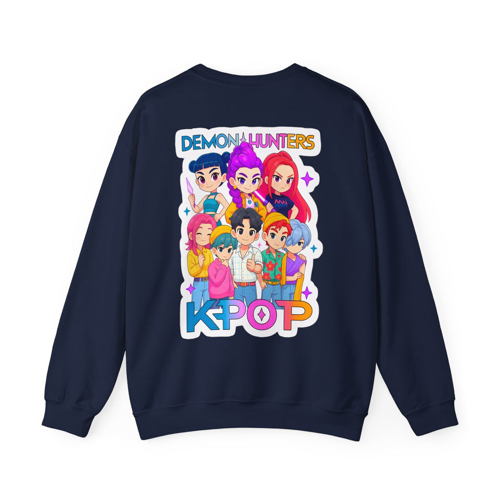 K-Pop Cartoon Crewneck Sweatshirt | Unisex Heavy Blend™