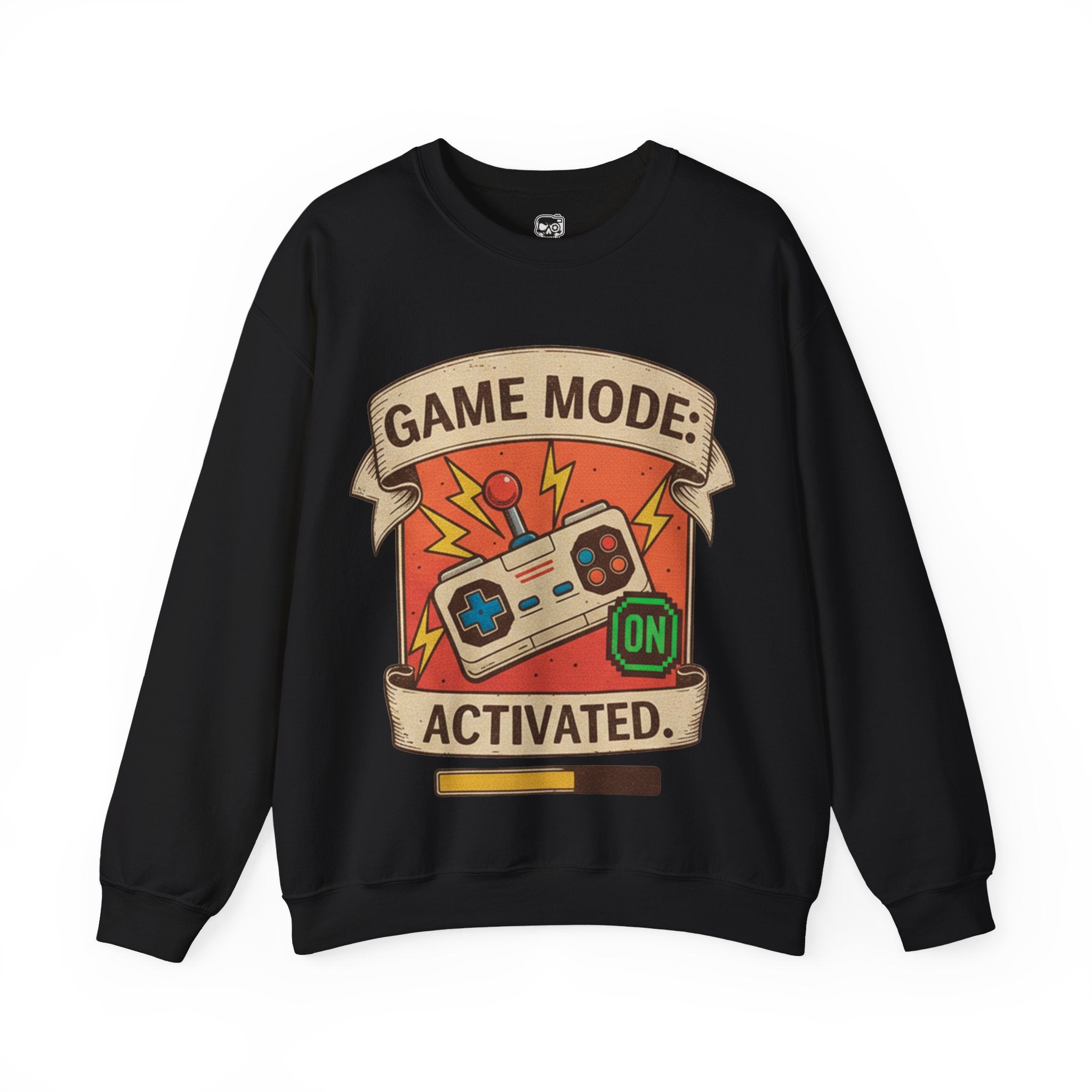 Game Mode Activated Crewneck Sweatshirt for Gamers