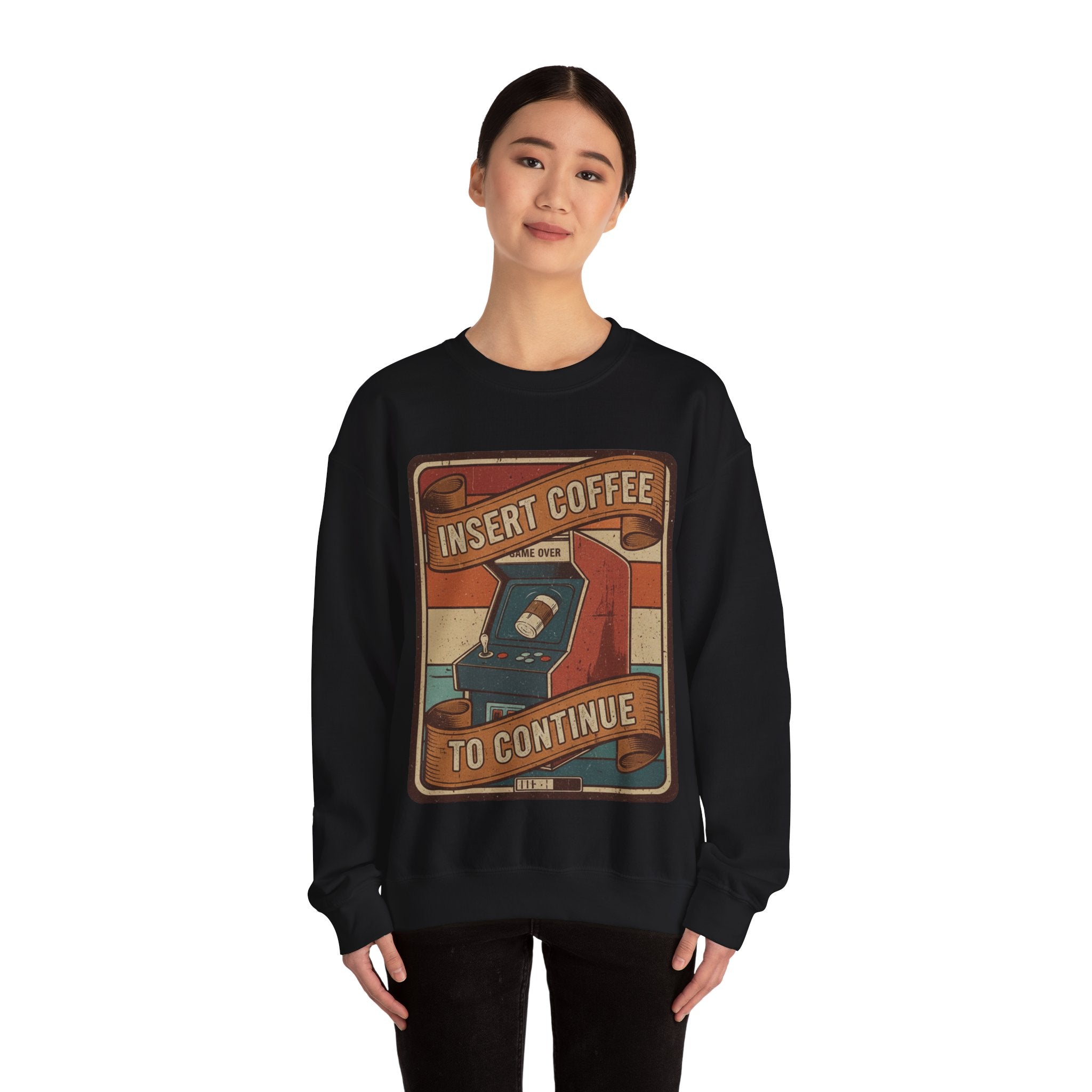 Retro Coffee Arcade Sweatshirt