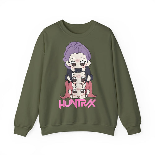 Chic Cartoon Sweatshirt with HUNTRXX Design