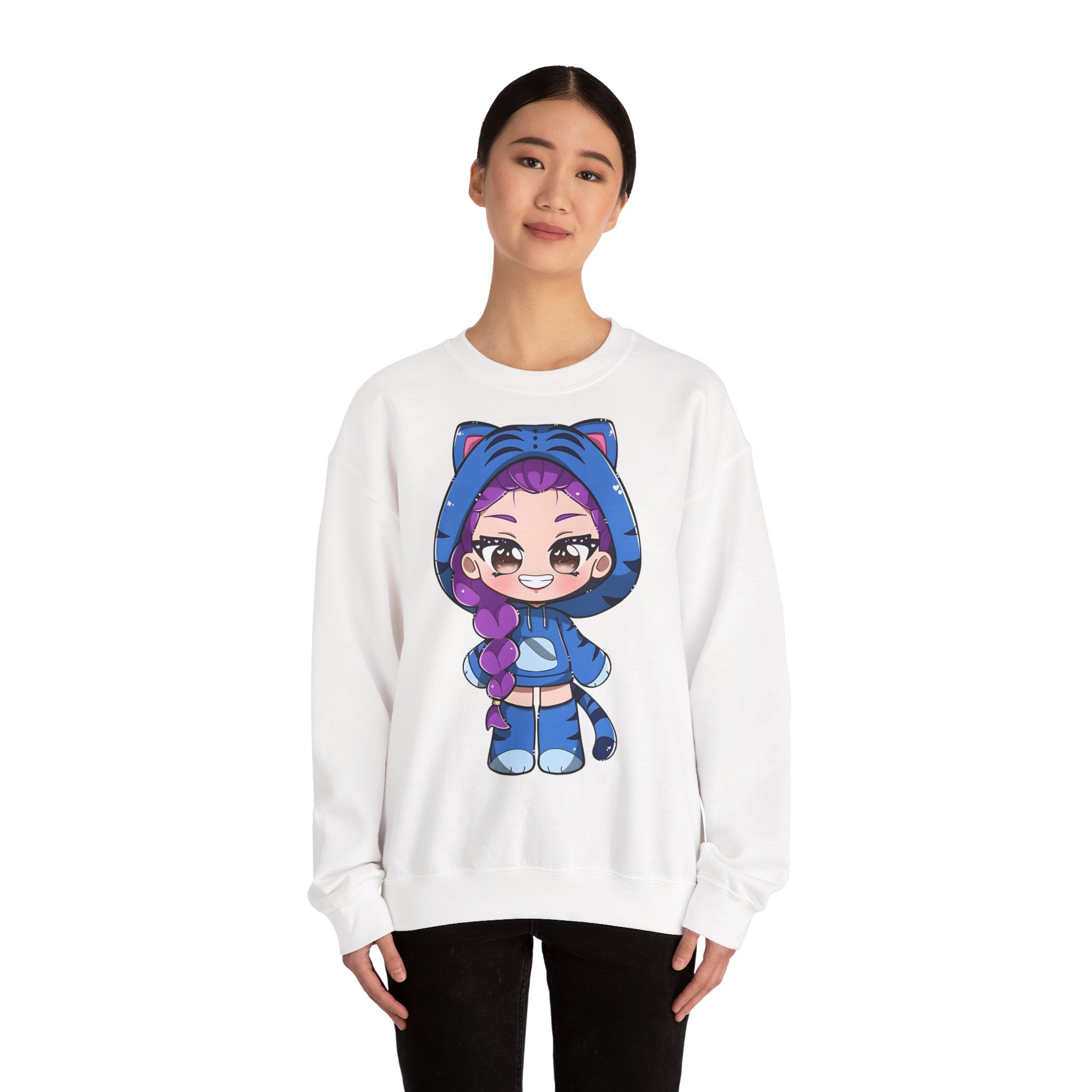 K-Pop Cartoon Crewneck Sweatshirt | Unisex Heavy Blend™