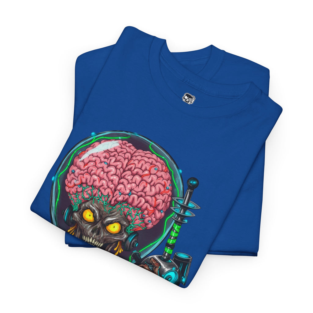 Camiseta gráfica alien de ciencia ficción – diseño ilustrado unisex