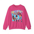Vibrant Unisex Crewneck Sweatshirt with Zoey, Rumi, and Mira Design