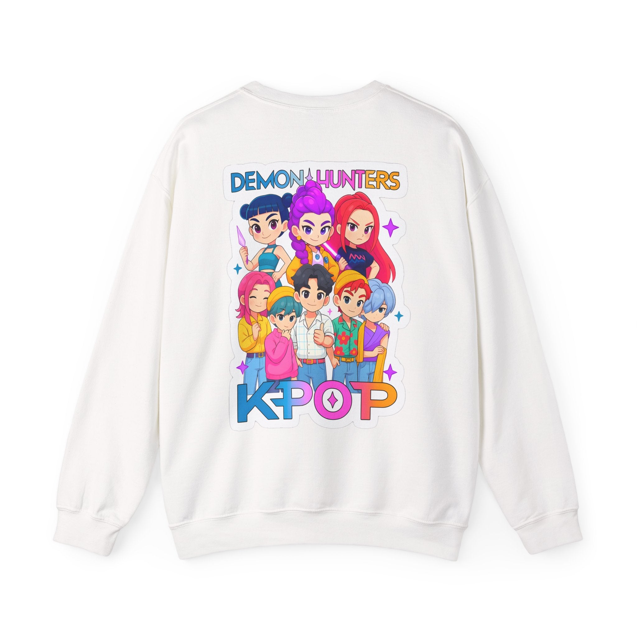 K-Pop Cartoon Crewneck Sweatshirt | Unisex Heavy Blend™
