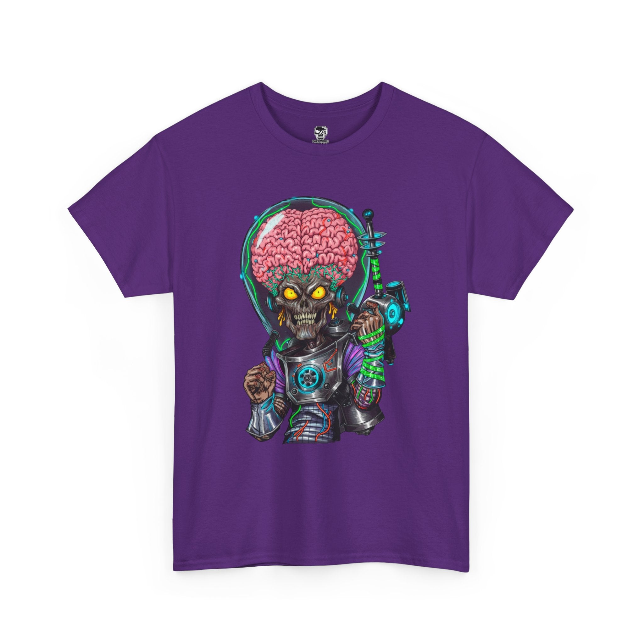 Camiseta gráfica alien de ciencia ficción – diseño ilustrado unisex