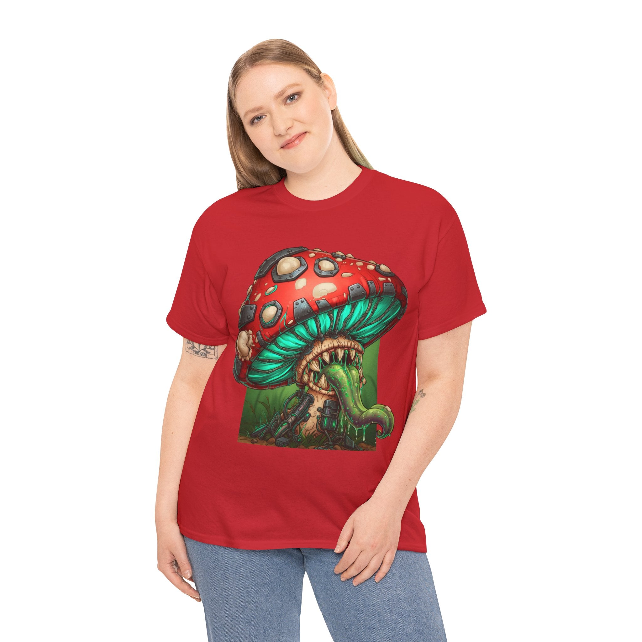 Mushroom Adventure Unisex Heavy Cotton Tee