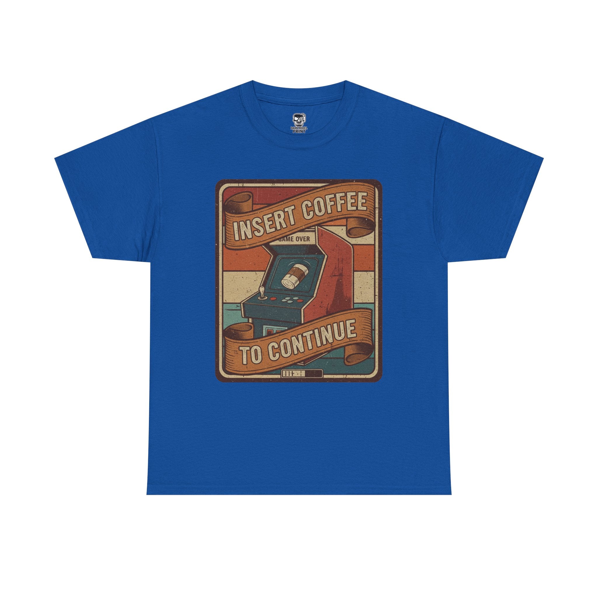 Retro Coffee Arcade Unisex Heavy Cotton Tee