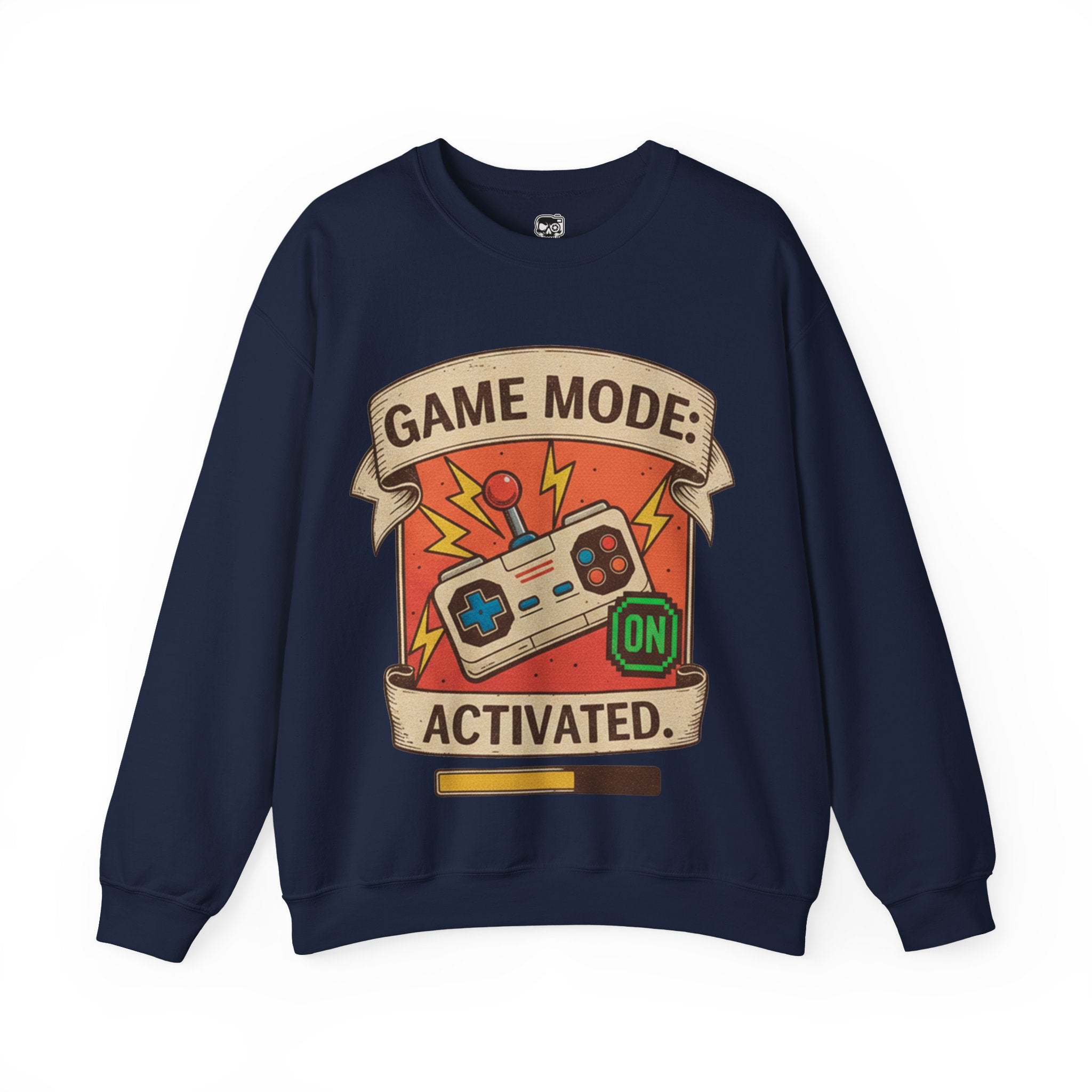 Game Mode Activated Crewneck Sweatshirt for Gamers