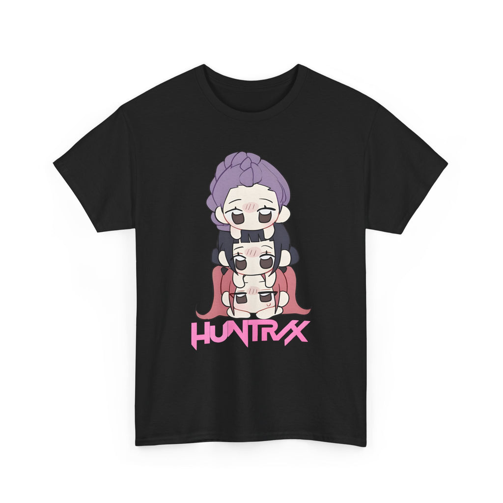 Anime-Inspired Unisex Heavy Cotton Tee - Fun CHIBI Design