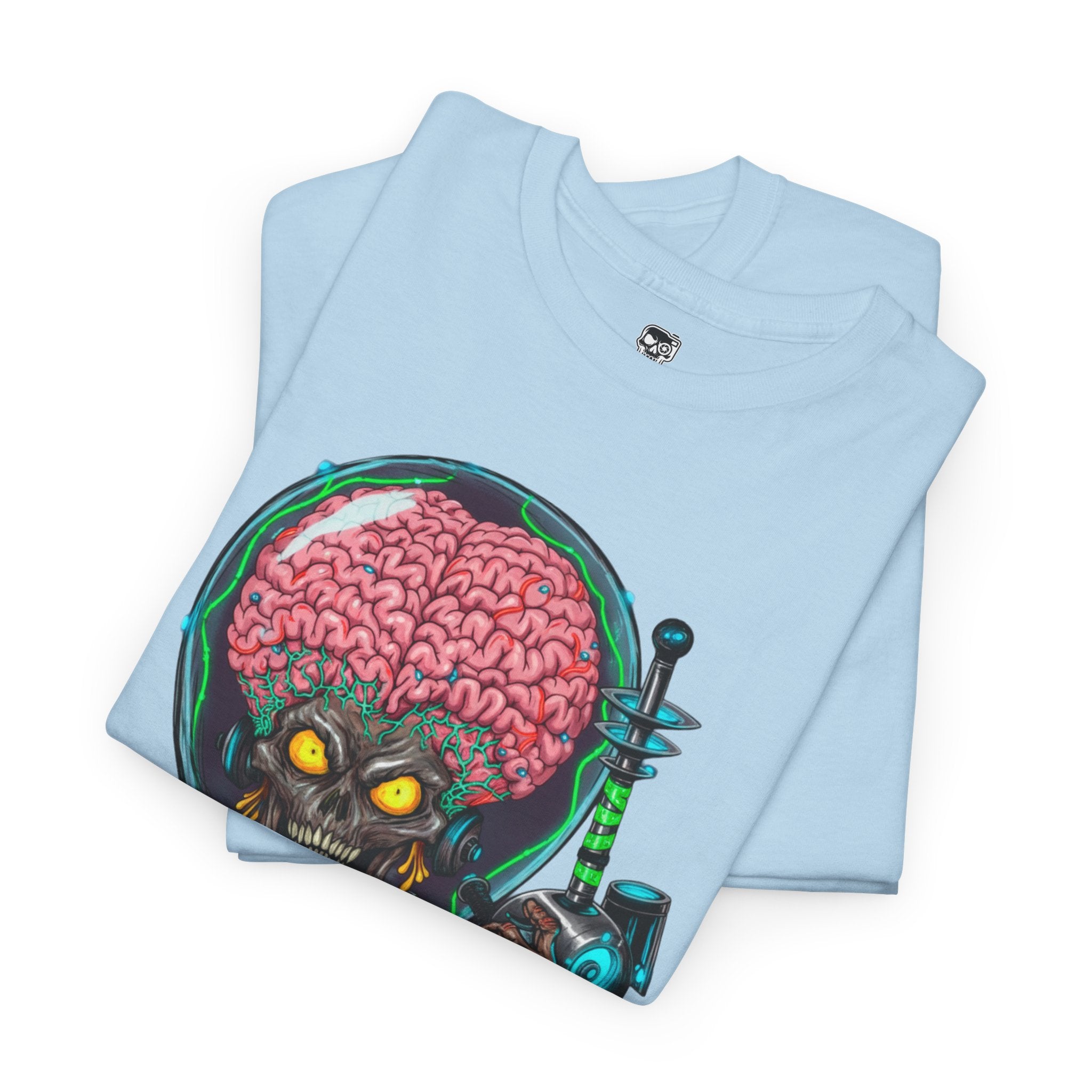 Camiseta gráfica alien de ciencia ficción – diseño ilustrado unisex