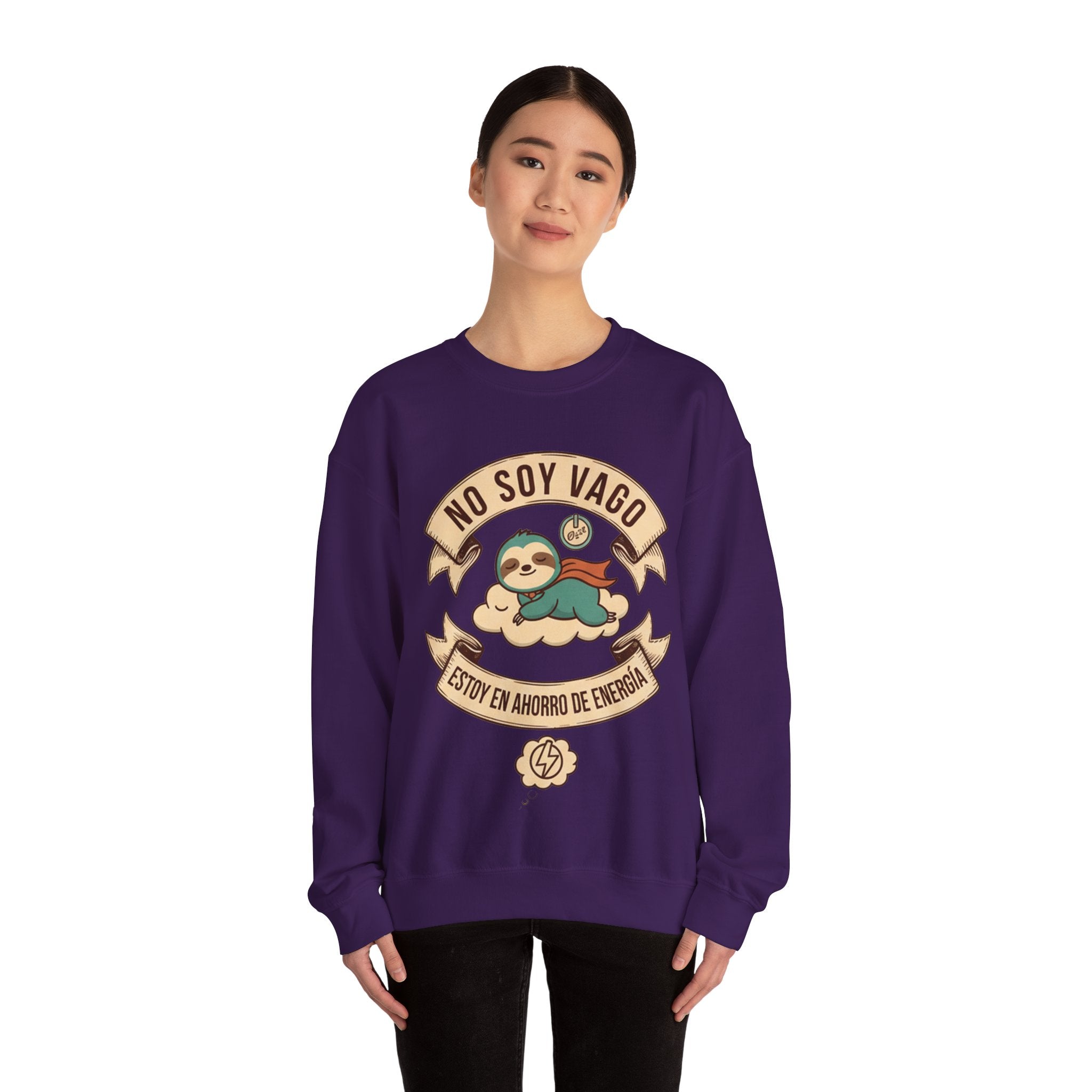 Sloth Humor Crewneck Sweatshirt