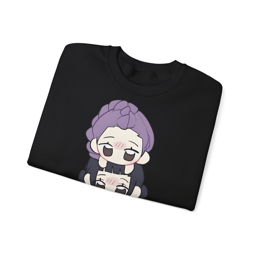 Chic Cartoon Sweatshirt with HUNTRXX Design
