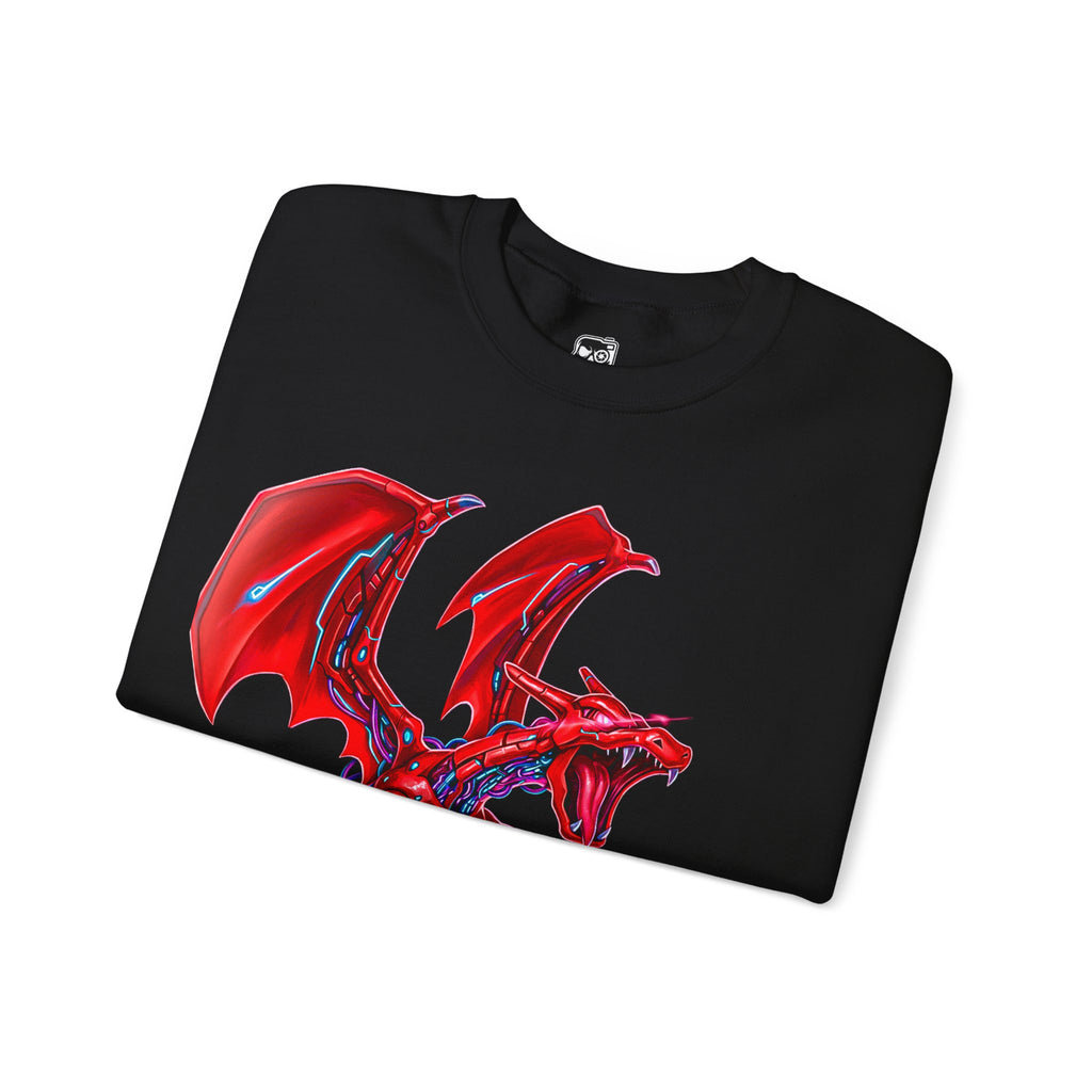 Dragon Fire Unisex Crewneck Sweatshirt for Fantasy Lovers