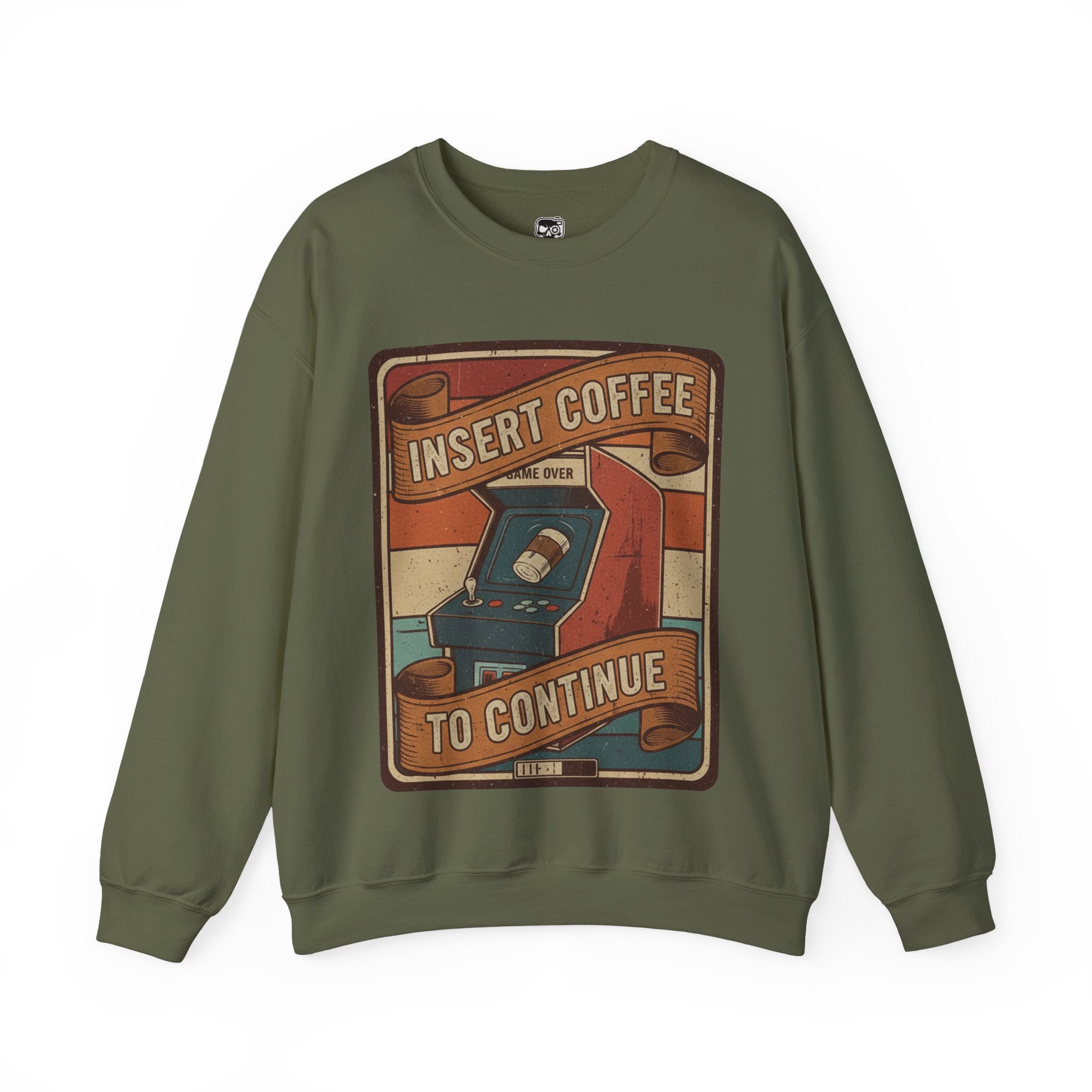 Retro Coffee Arcade Sweatshirt