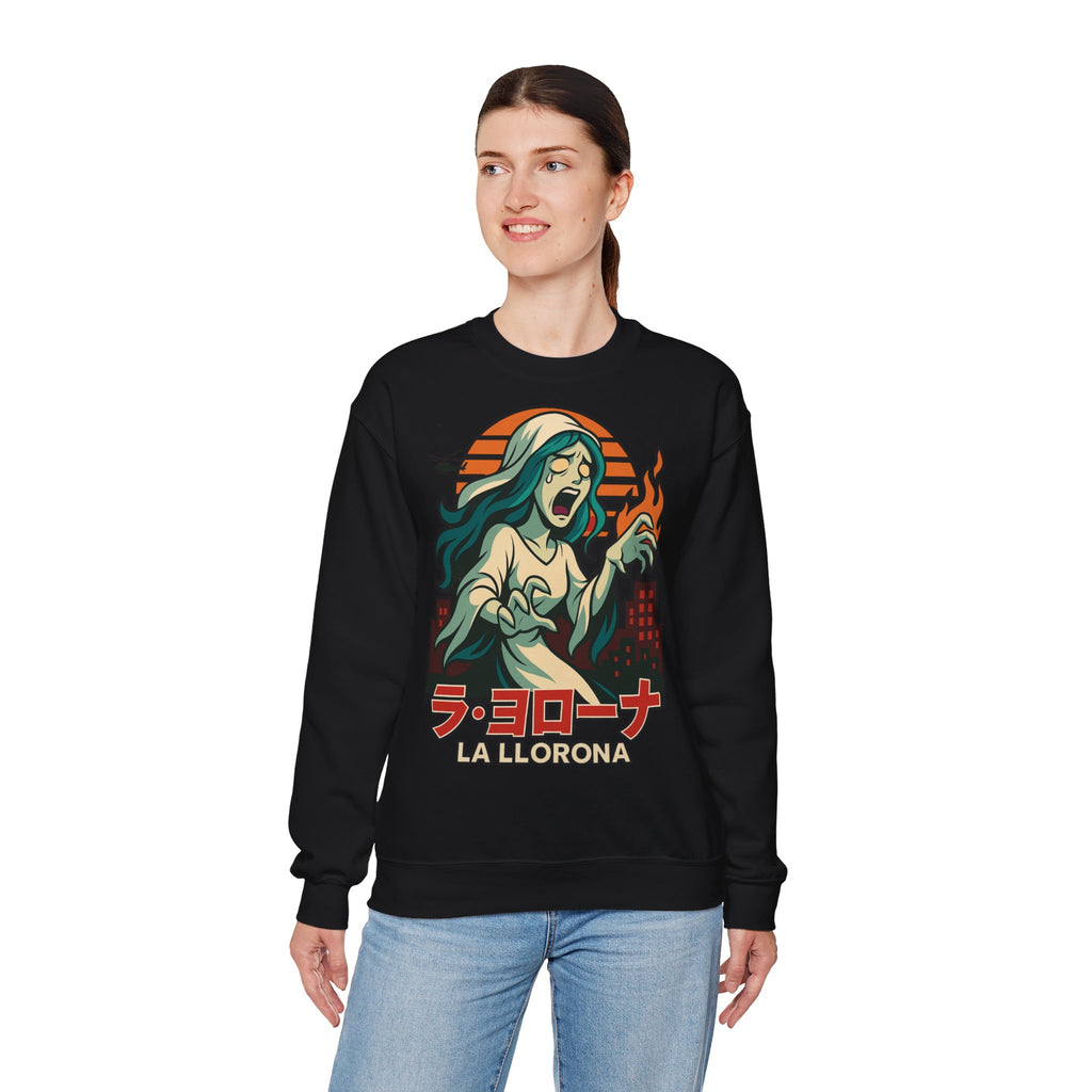 La Llorona Crewneck Sweatshirt - Unisex Heavy Blend™ - Spooky Halloween Apparel