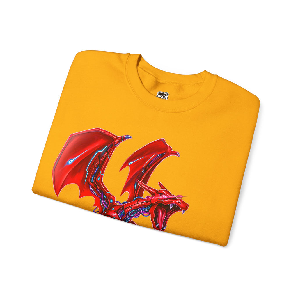 Dragon Fire Unisex Crewneck Sweatshirt for Fantasy Lovers