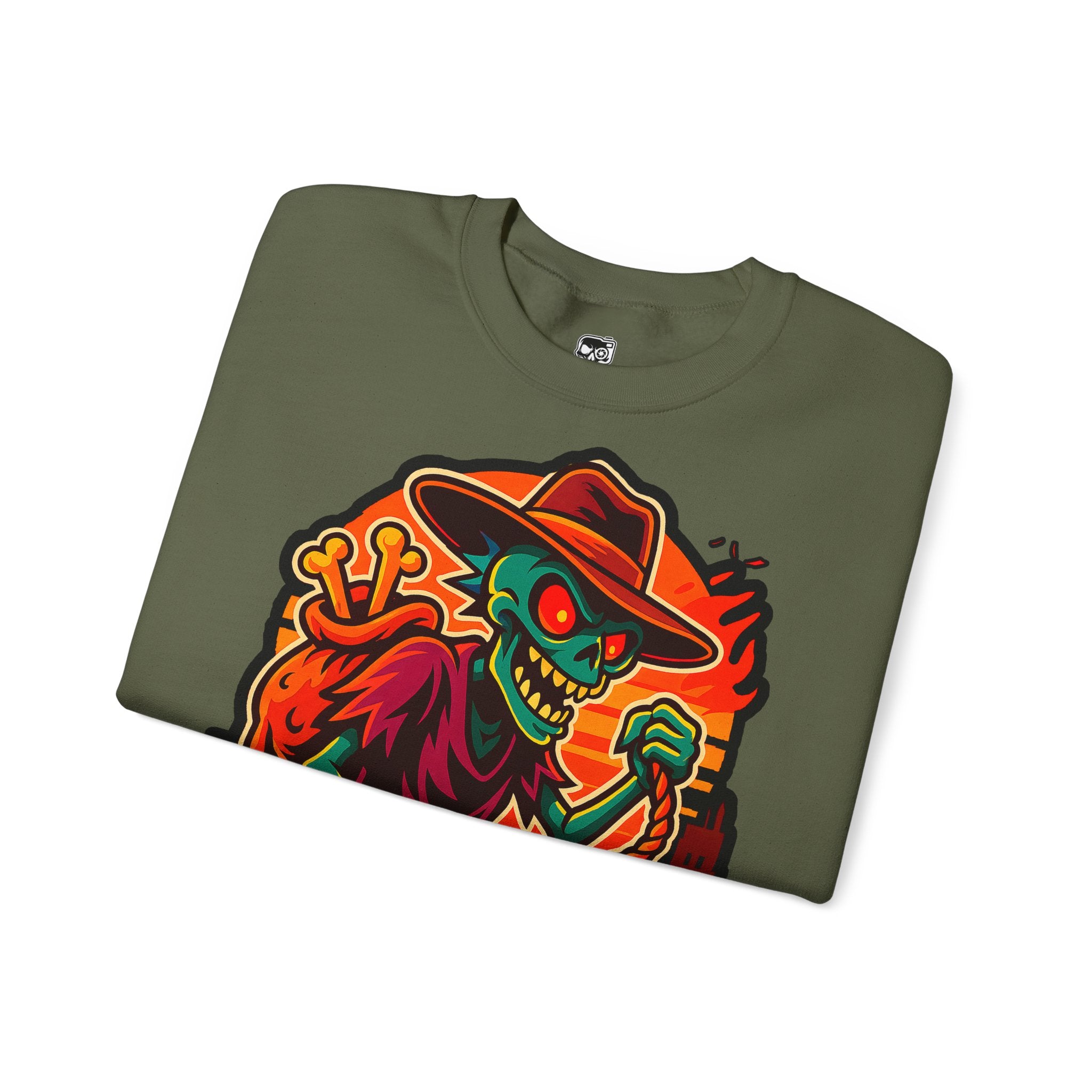 El Silbón Graphic Crewneck Sweatshirt - Cozy Halloween Apparel