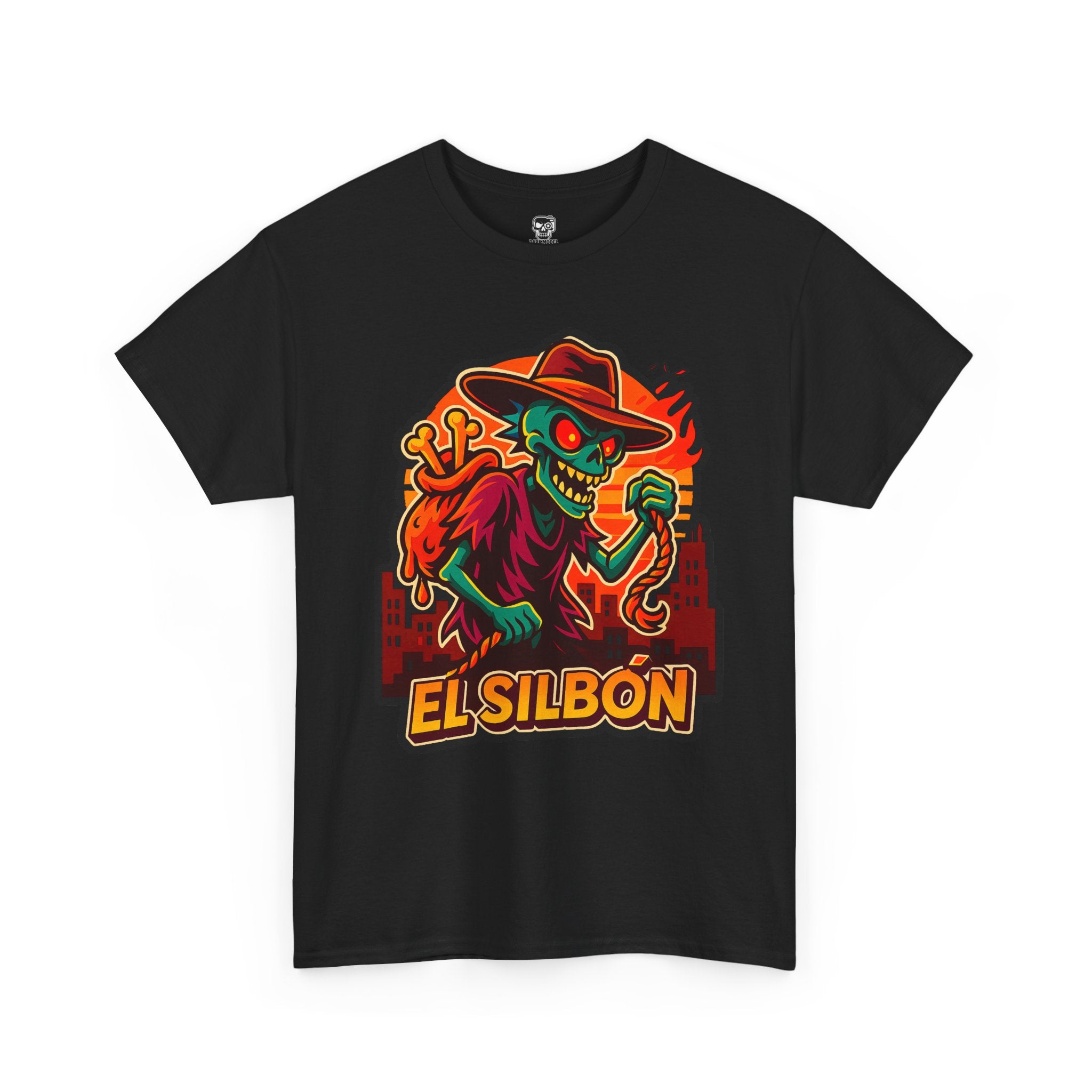 El Silbón Graphic Heavy Cotton Tee - Spooky Halloween Style