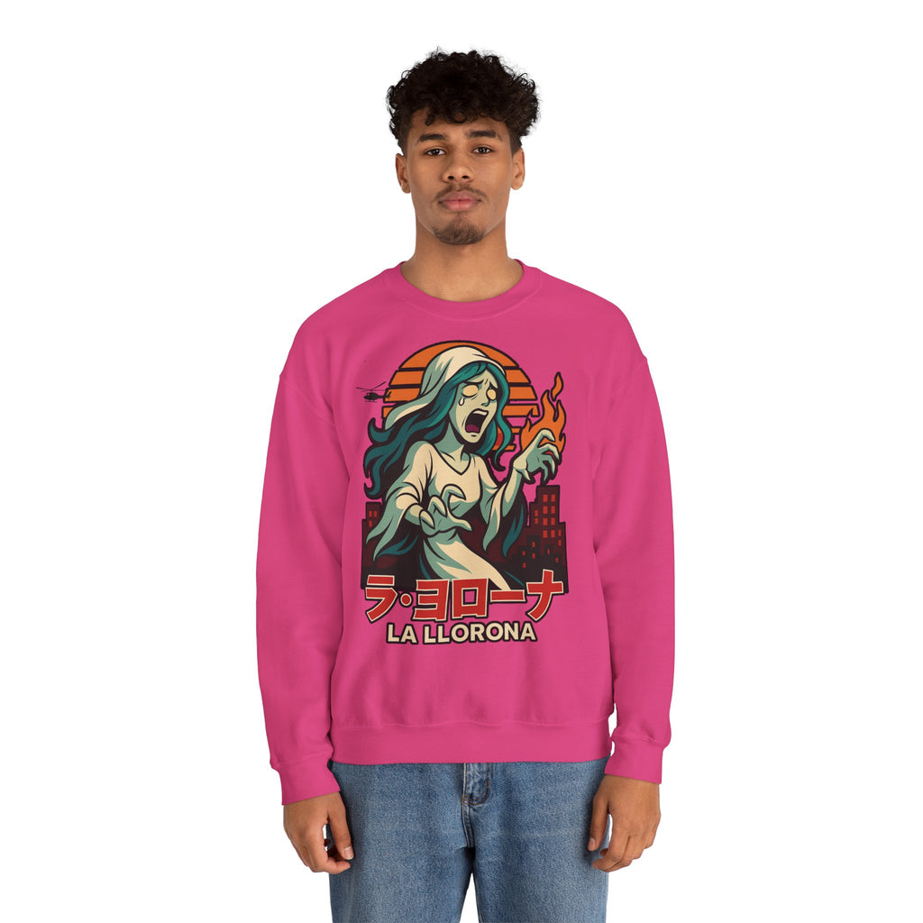 La Llorona Crewneck Sweatshirt - Unisex Heavy Blend™ - Spooky Halloween Apparel