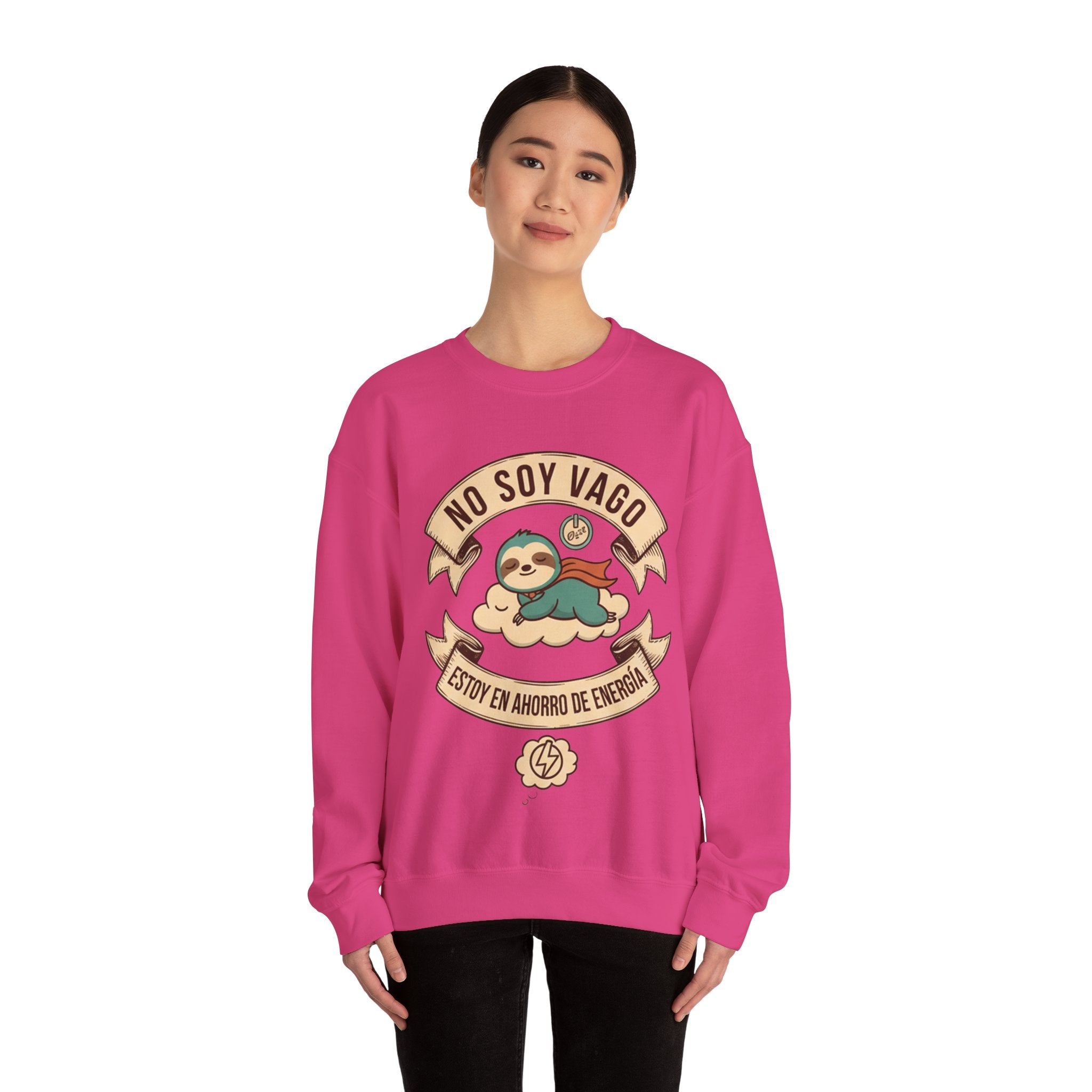 Sloth Humor Crewneck Sweatshirt