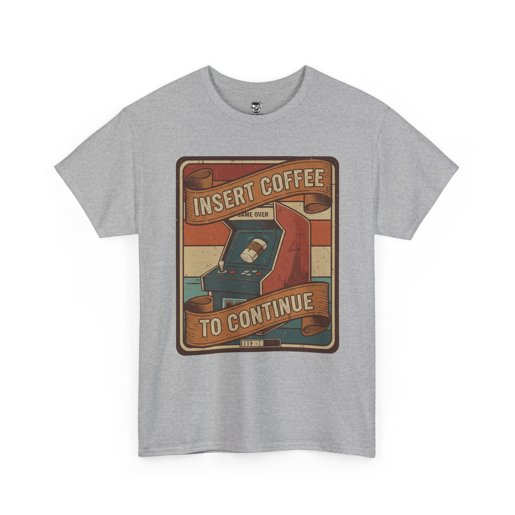 Retro Coffee Arcade Unisex Heavy Cotton Tee