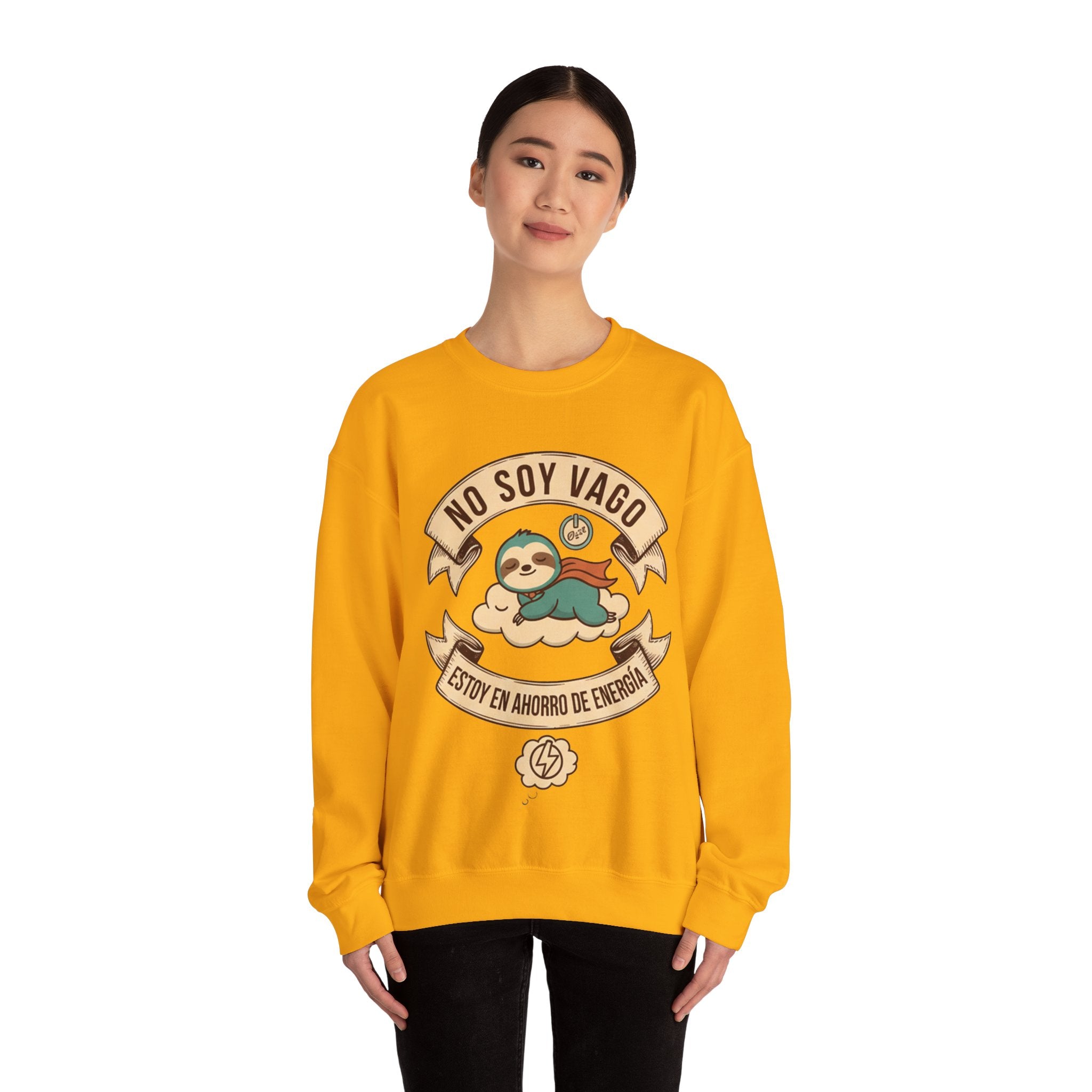 Sloth Humor Crewneck Sweatshirt