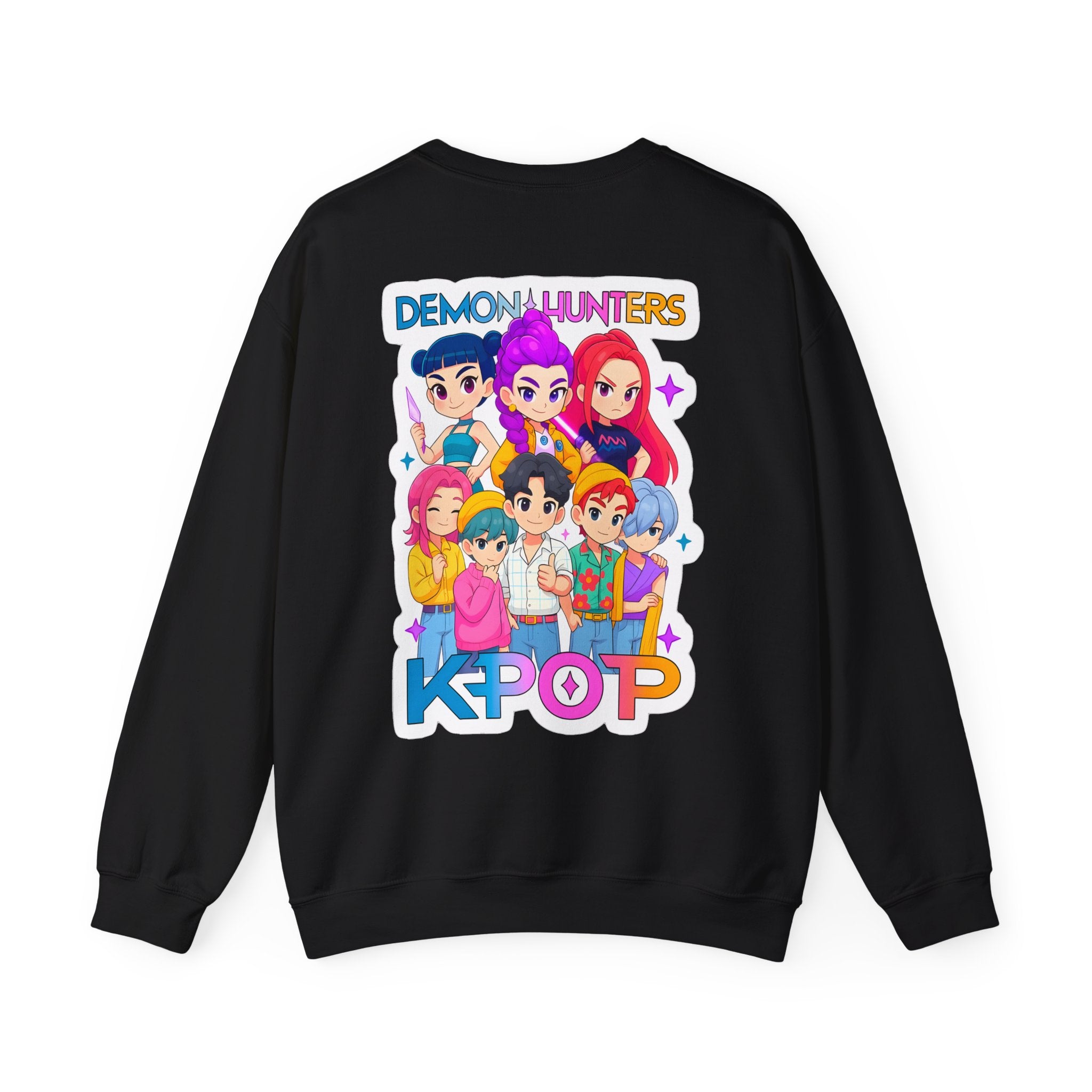 K-Pop Cartoon Crewneck Sweatshirt | Unisex Heavy Blend™