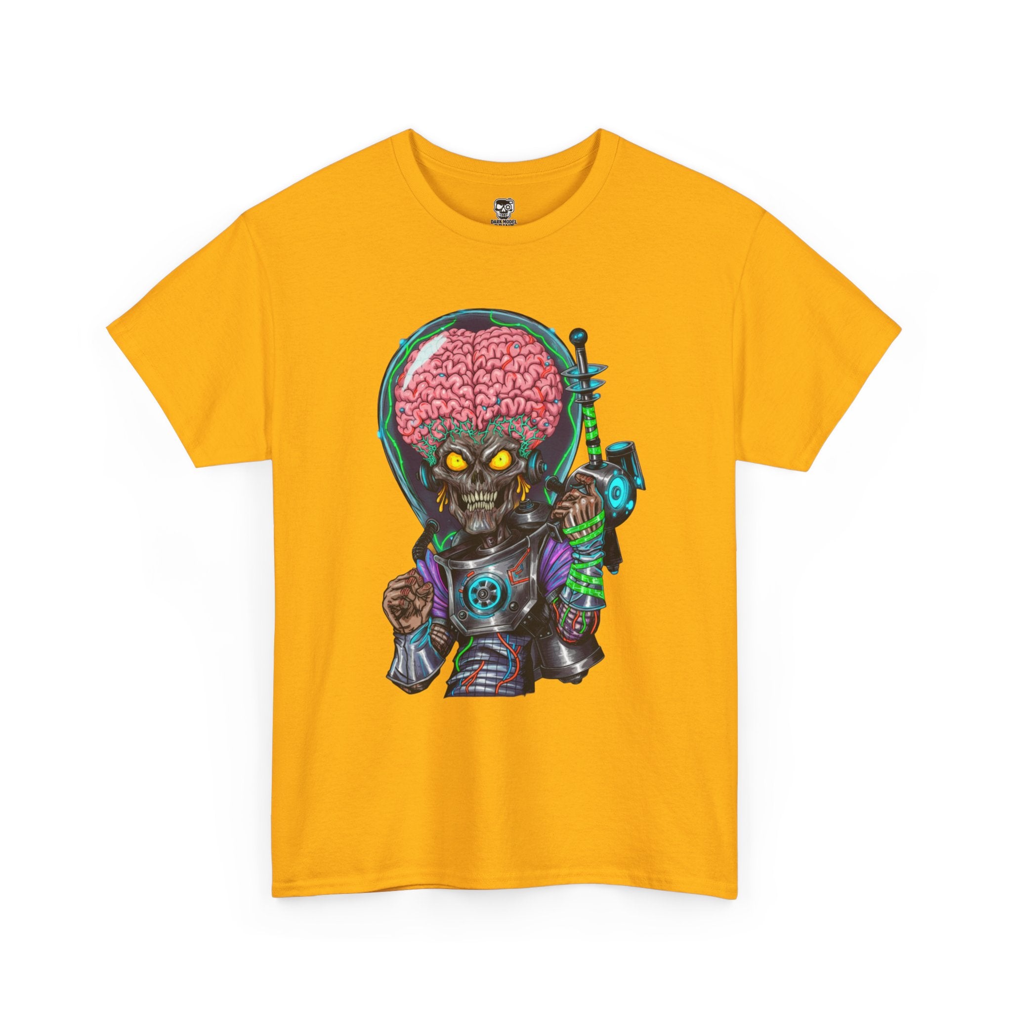 Camiseta gráfica alien de ciencia ficción – diseño ilustrado unisex