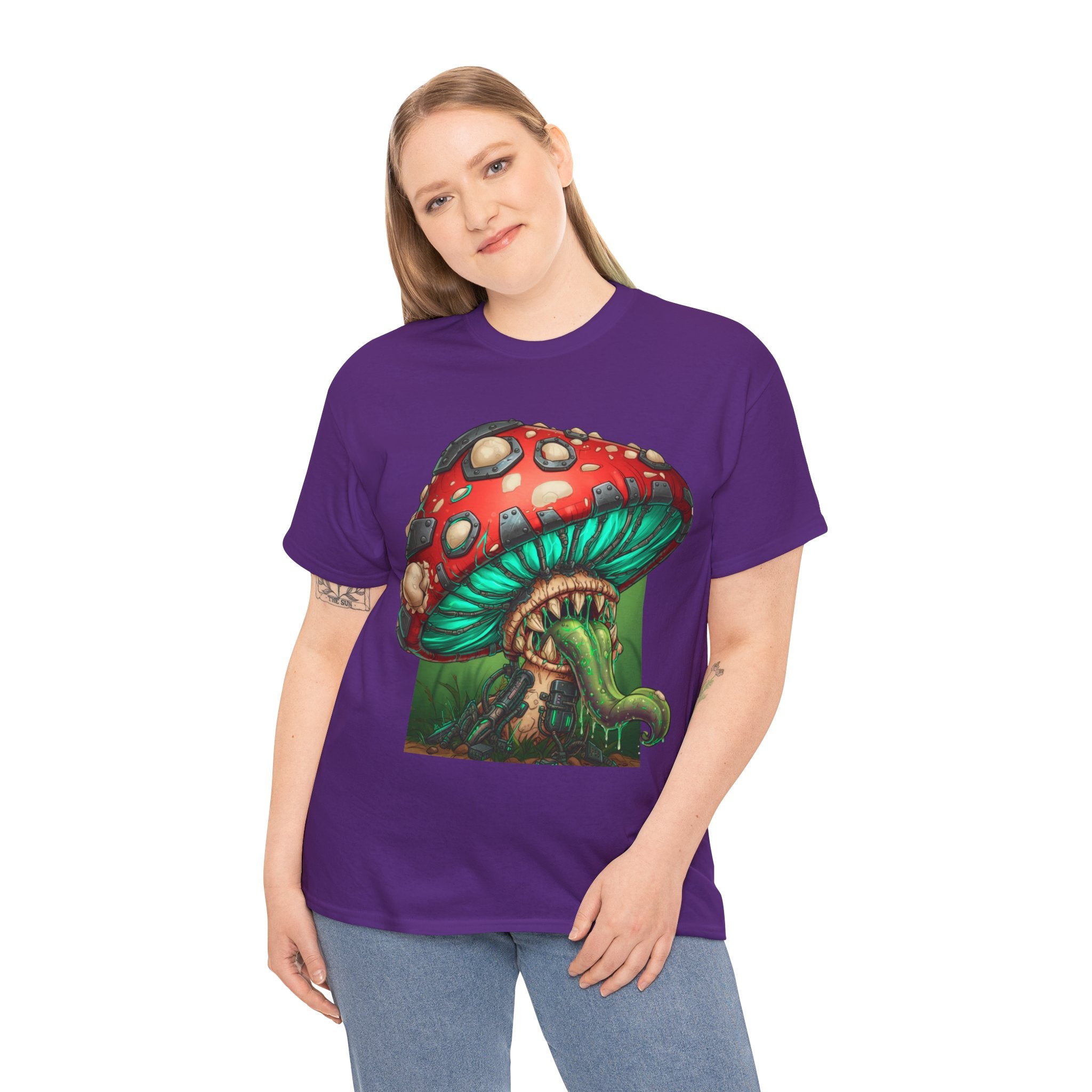 Mushroom Adventure Unisex Heavy Cotton Tee