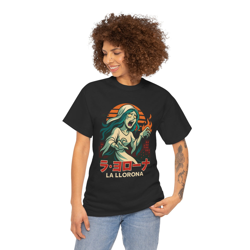 La Llorona Ghost Graphic Tee - Unisex Heavy Cotton Shirt