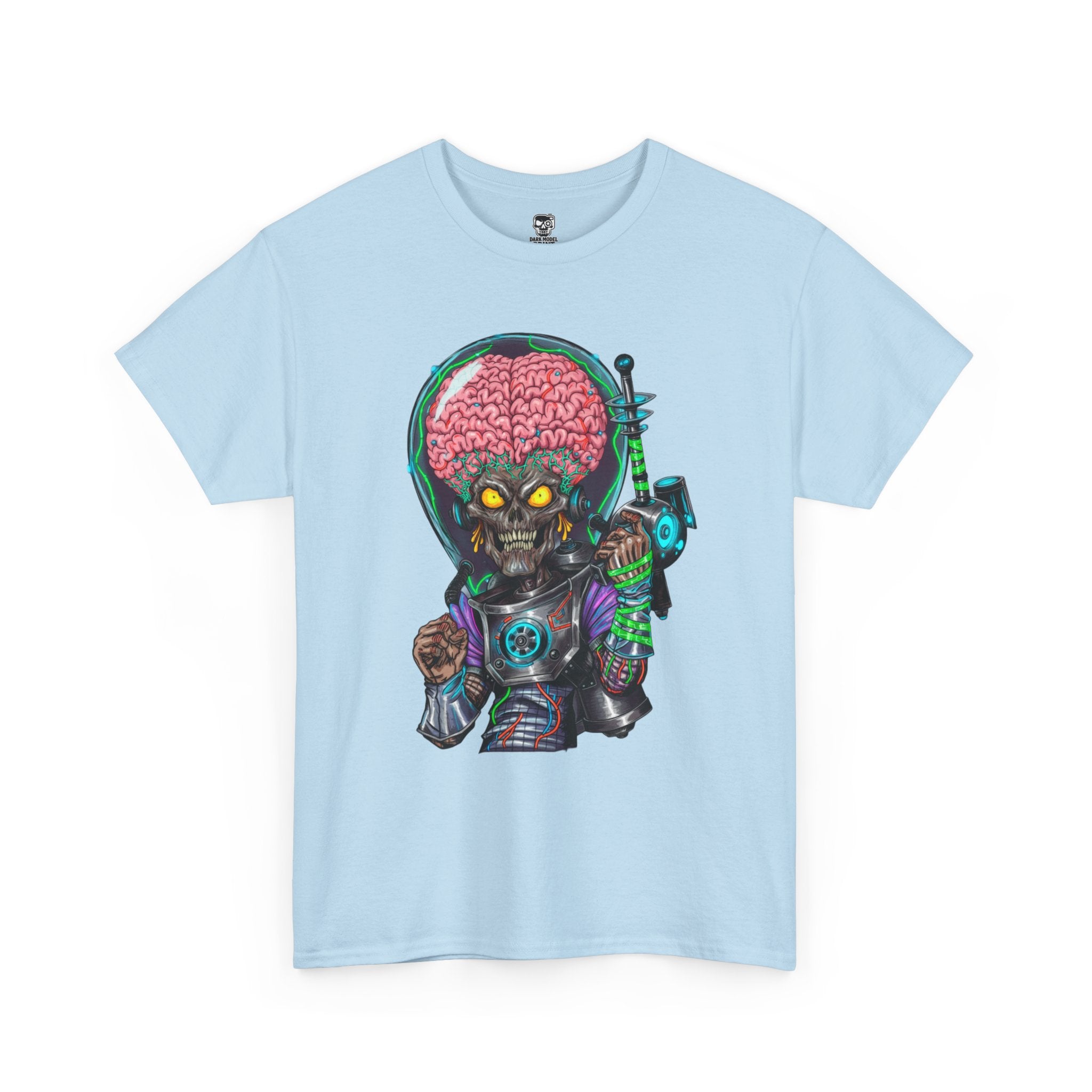 Camiseta gráfica alien de ciencia ficción – diseño ilustrado unisex
