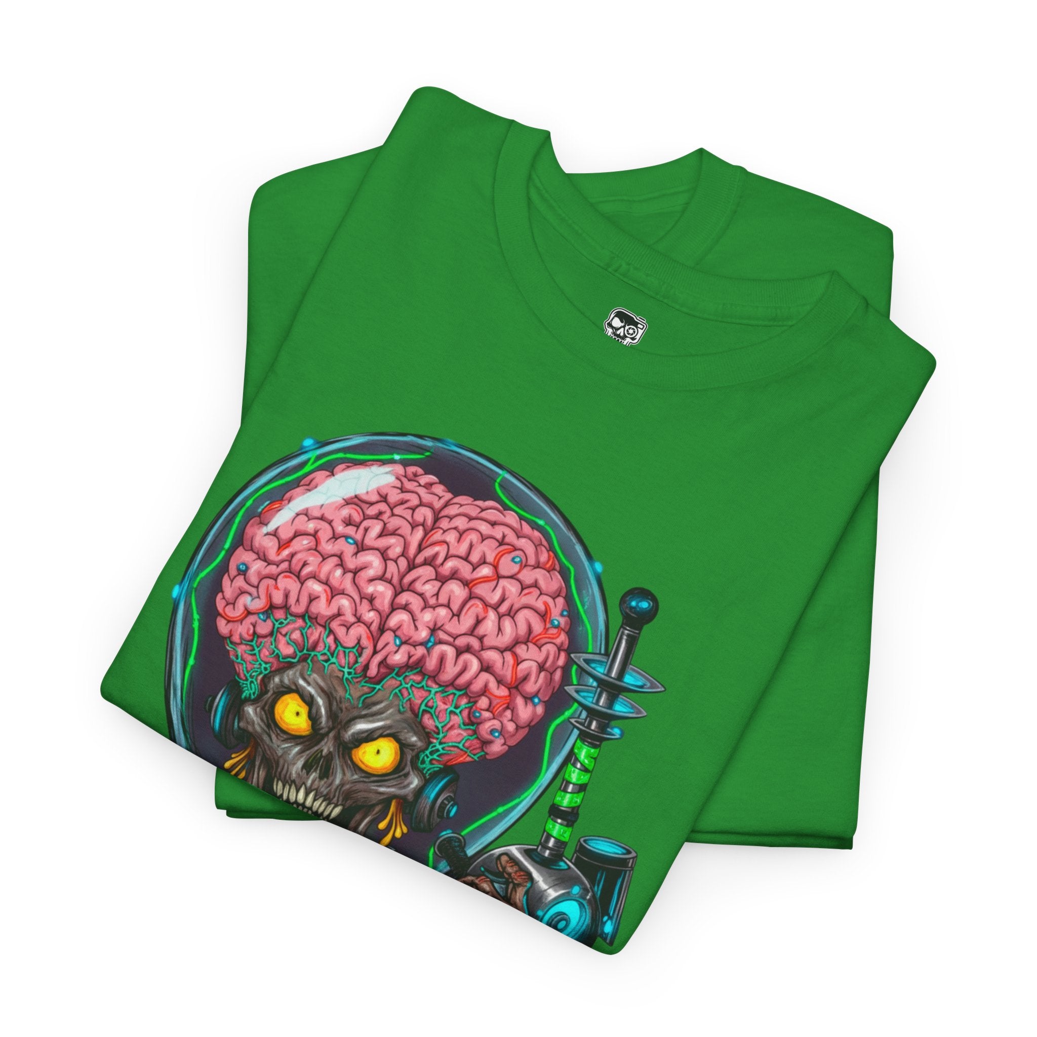 Camiseta gráfica alien de ciencia ficción – diseño ilustrado unisex
