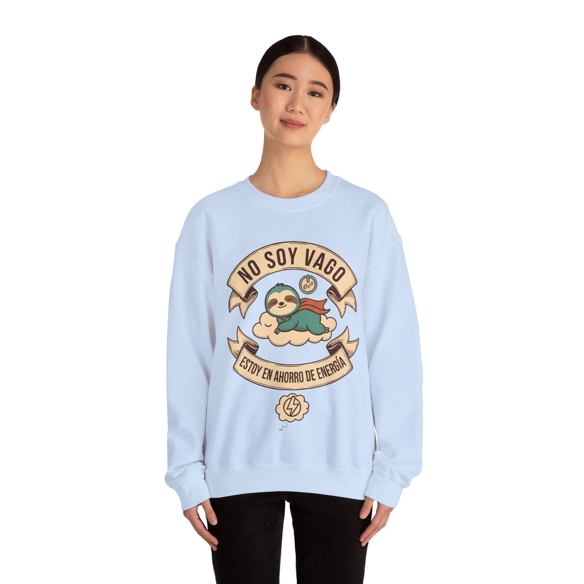 Sloth Humor Crewneck Sweatshirt