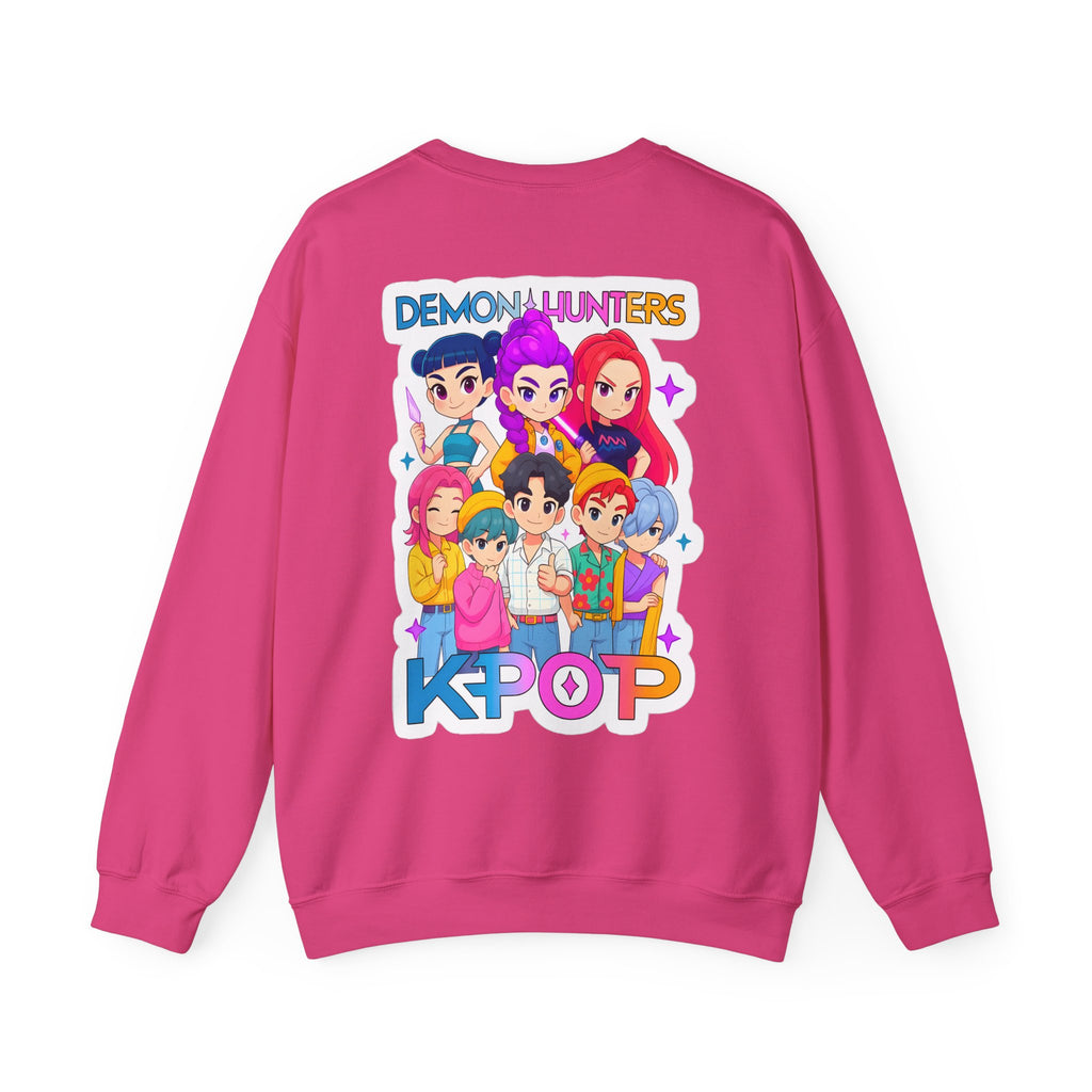 K-Pop Cartoon Crewneck Sweatshirt | Unisex Heavy Blend™