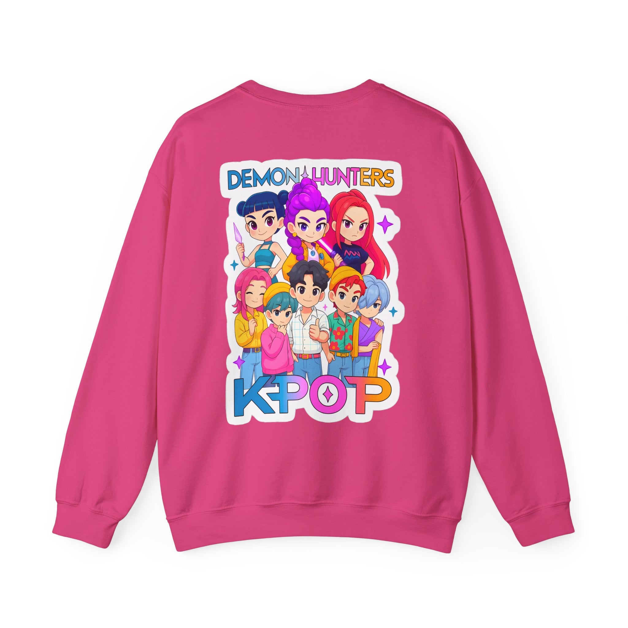 K-Pop Cartoon Crewneck Sweatshirt | Unisex Heavy Blend™