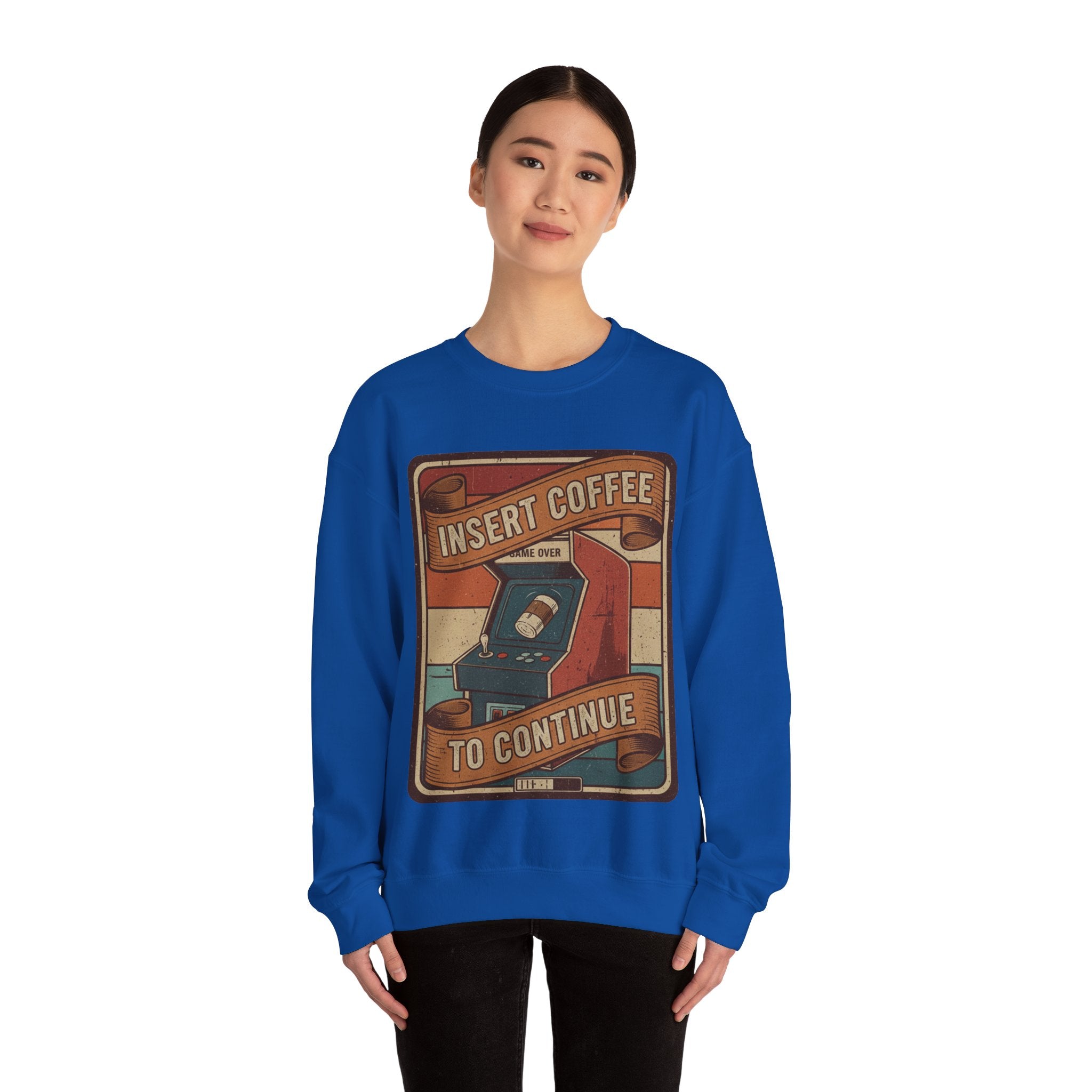 Retro Coffee Arcade Sweatshirt