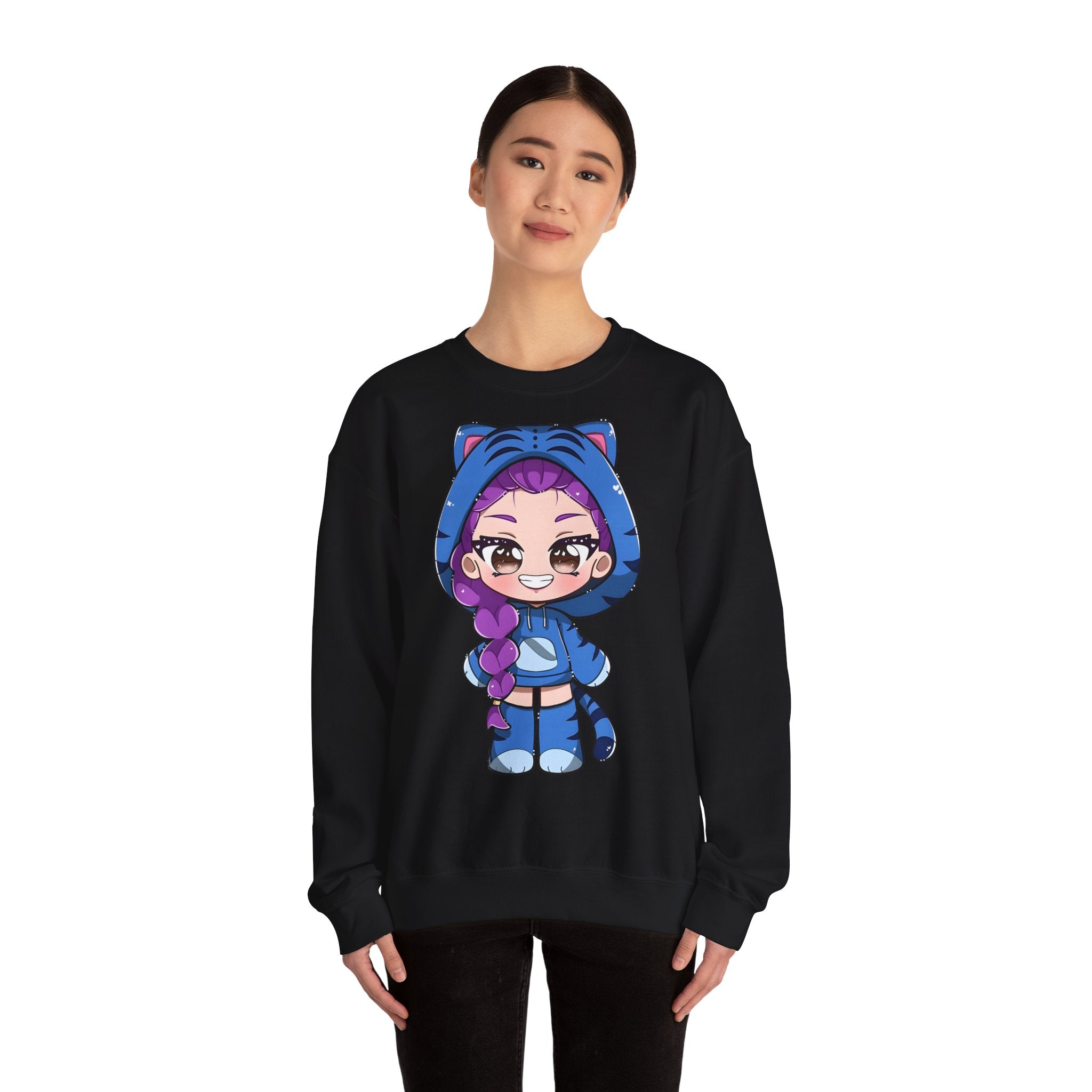 K-Pop Cartoon Crewneck Sweatshirt | Unisex Heavy Blend™