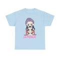 Anime-Inspired Unisex Heavy Cotton Tee - Fun CHIBI Design