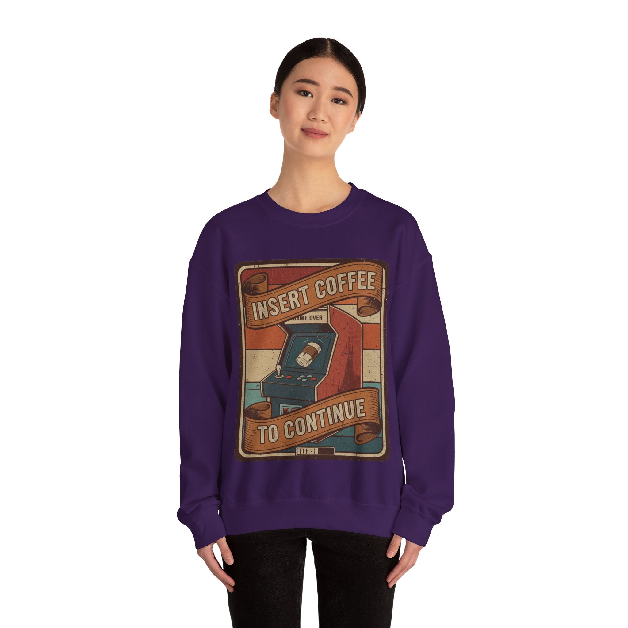 Retro Coffee Arcade Sweatshirt