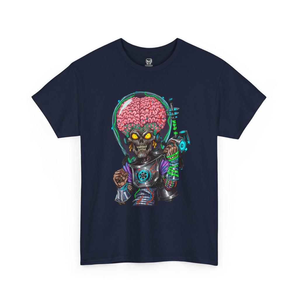 Camiseta gráfica alien de ciencia ficción – diseño ilustrado unisex